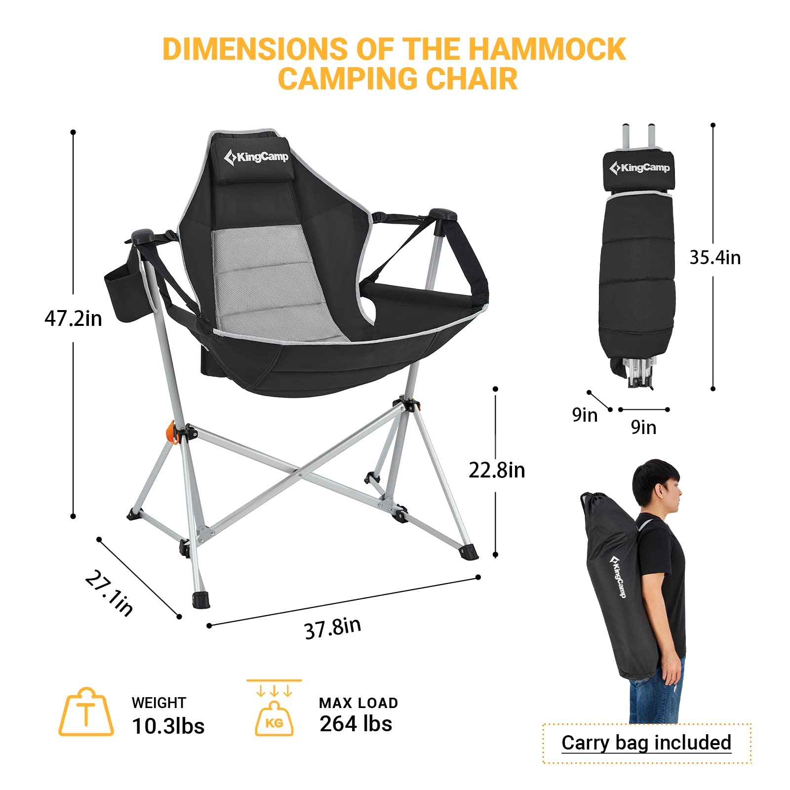 kingcamp-aluminum-swing-camping-hammock-chair image 4