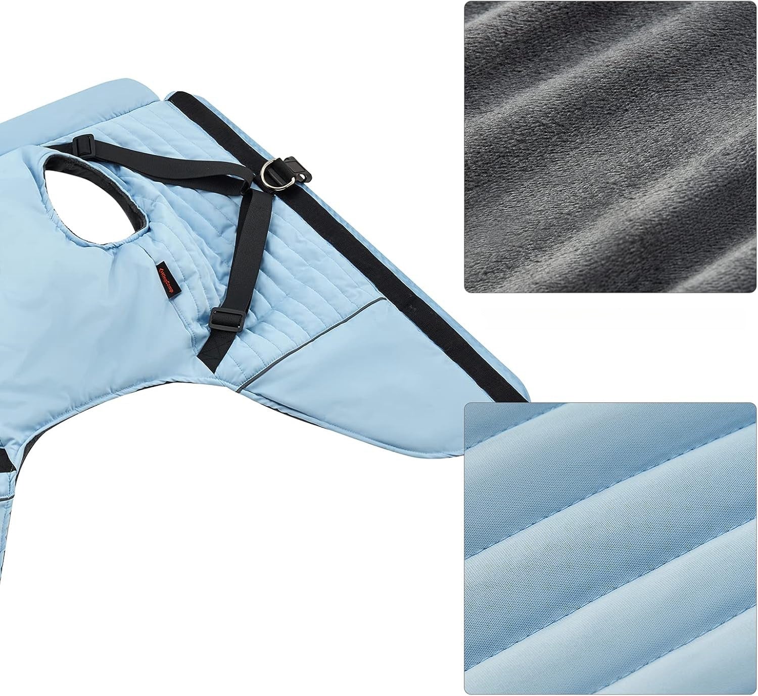 kingcamp-pets-winter-dog-coat-with-harness image 4
