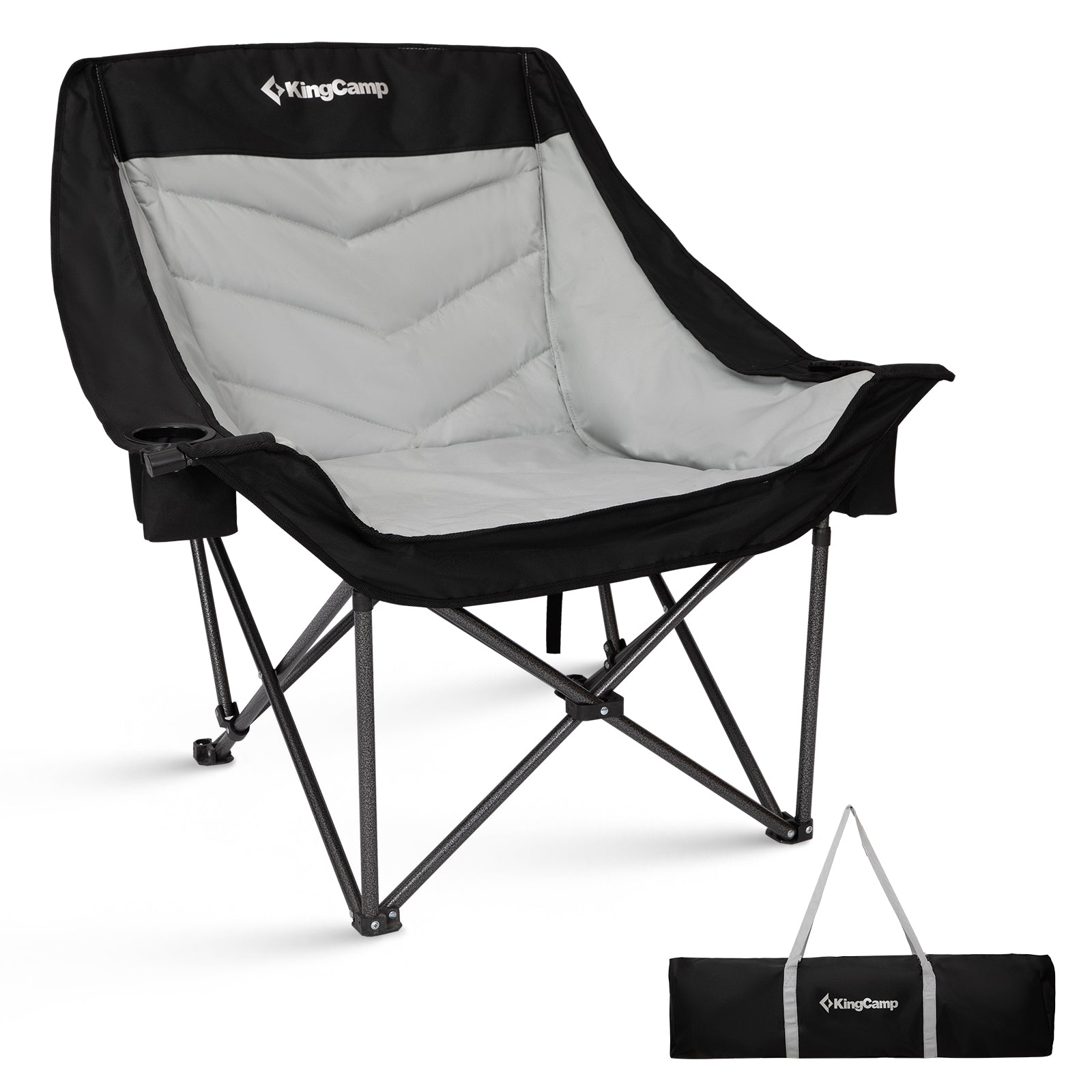 kingcamp-canna-c10-plus-oversized-padded-camping-chair-high-back-single-person image 2