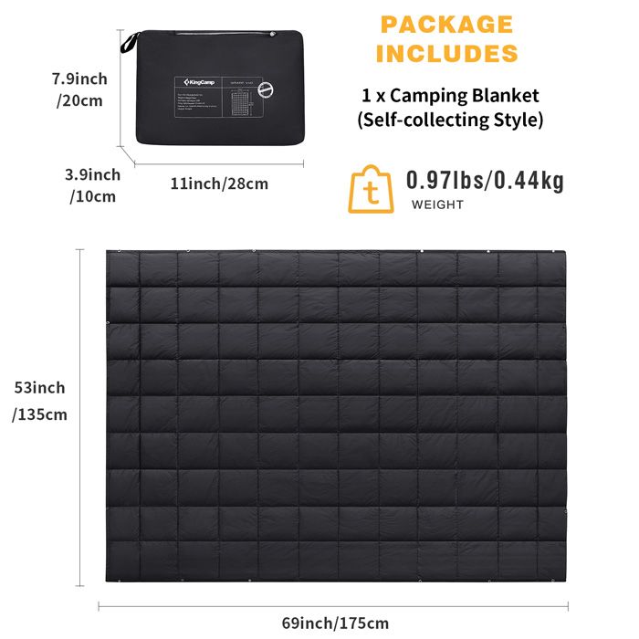 kingcamp-1-2-person-lightweight-multi-purpose-blanket image 7