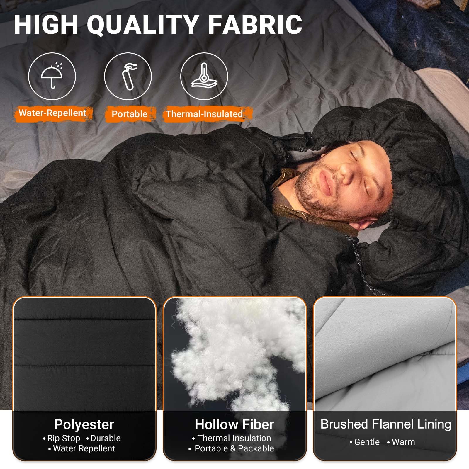 kingcamp-32f-kauai-400-3-in-1-sleeping-bag image 4