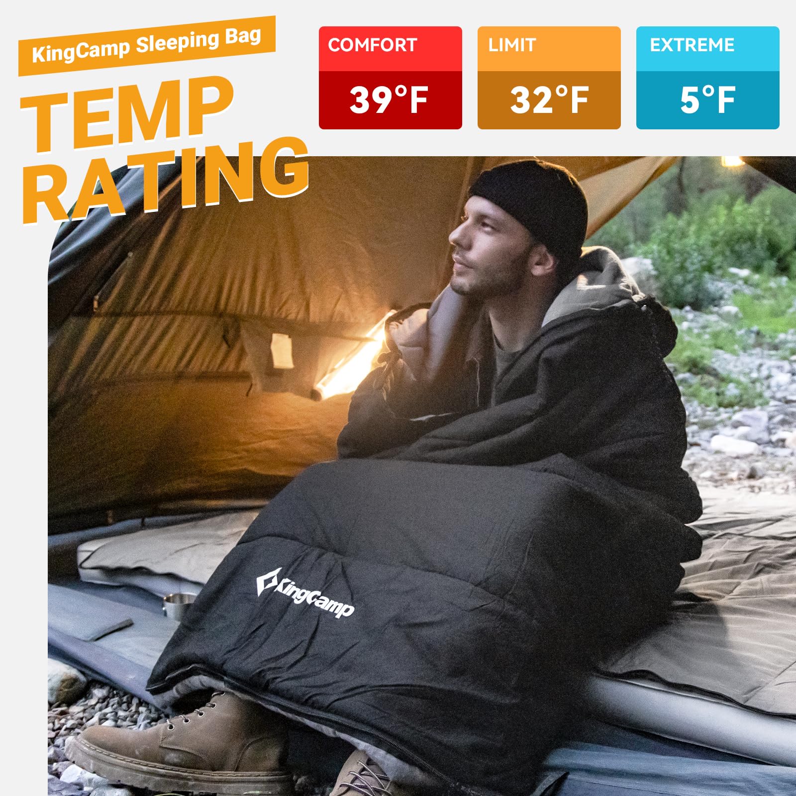 kingcamp-32f-kauai-400-3-in-1-sleeping-bag image 3