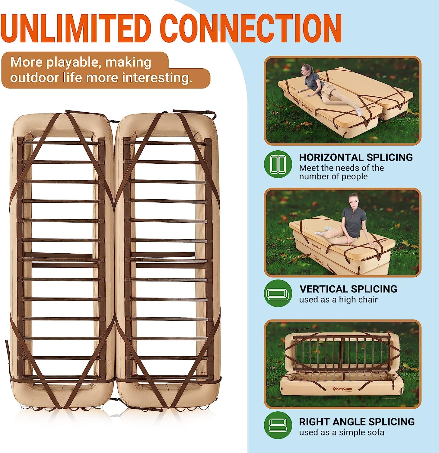 kingcamp-oak-p10-air-mattress-frame-with-inflatable-support-tubes image 3