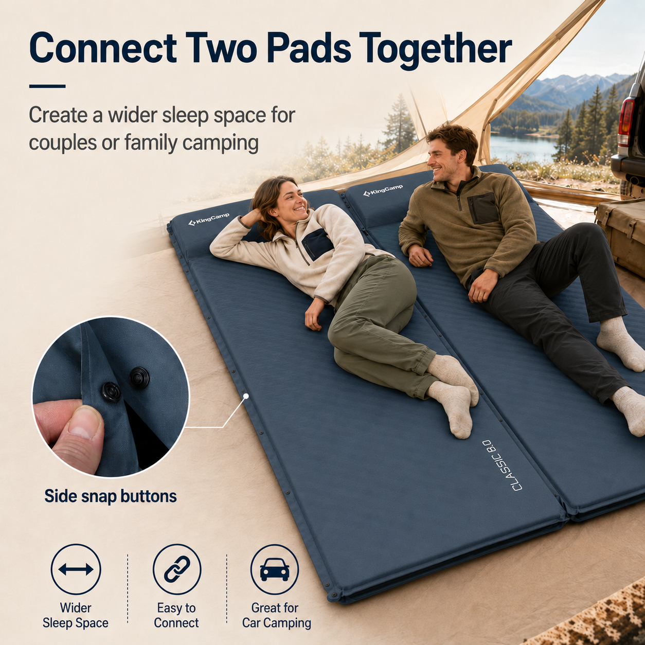 kingcamp-classic-8-0-self-inflating-sleeping-pad-with-pillow image 6