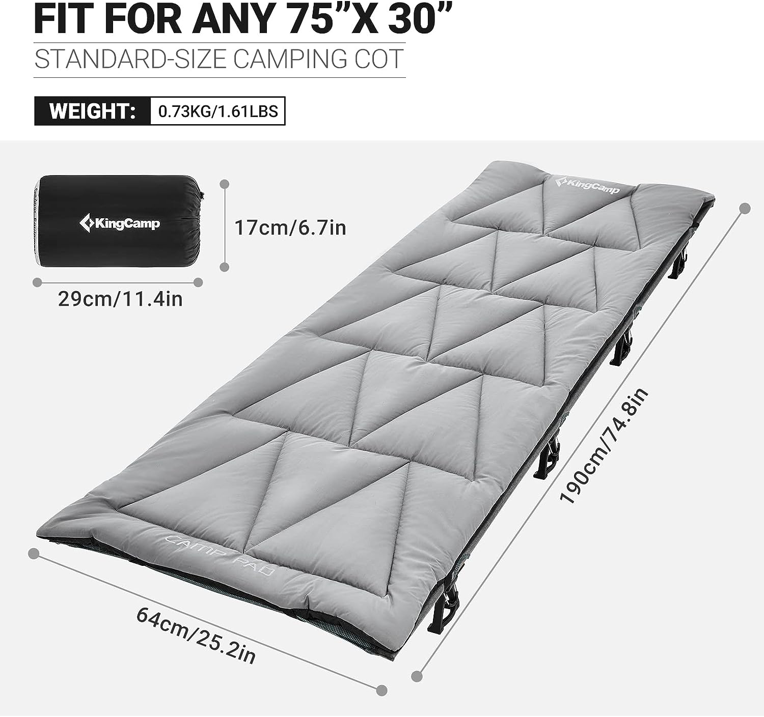 kingcamp-sleeping-pads-for-cot image 2