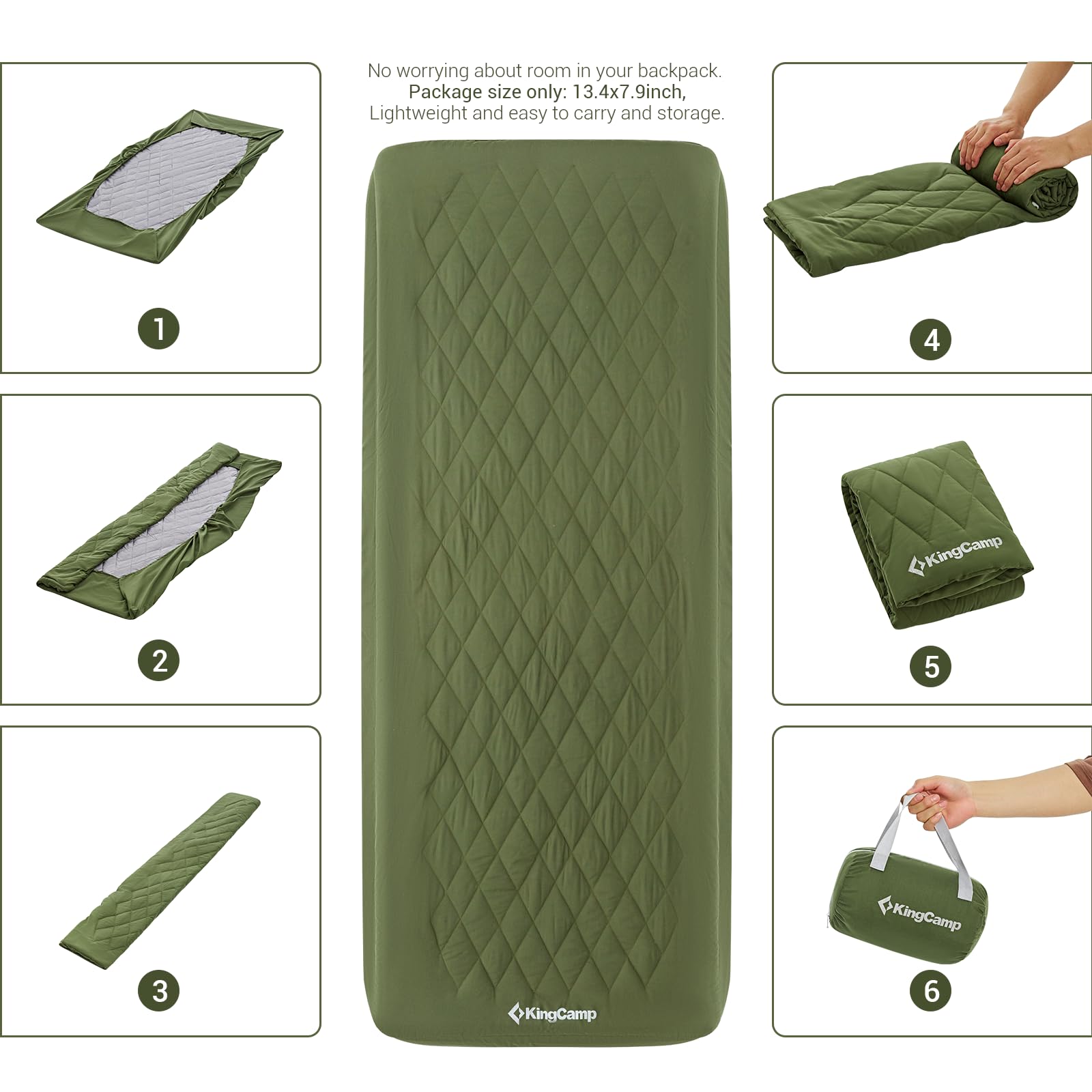 kingcamp-single-person-cotton-mattress-cover-1-2 image 4
