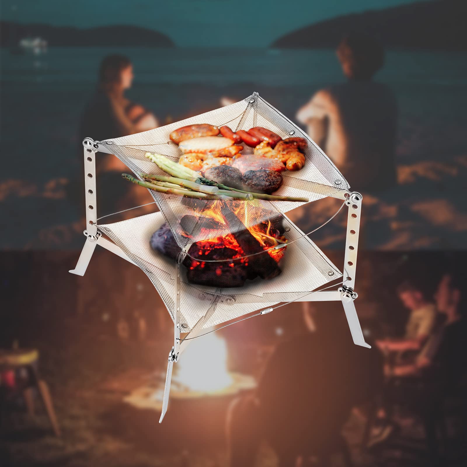 kingcamp-folding-campfire-grill image 3