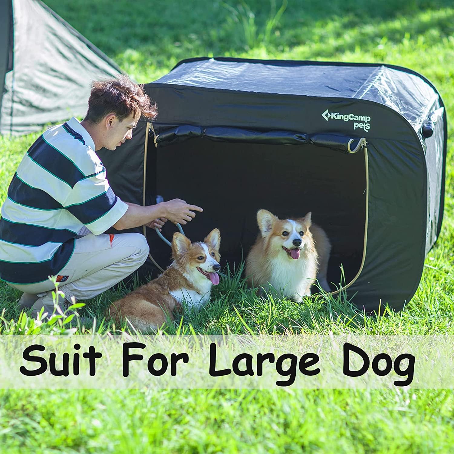 kingcamp-pets-xxl-pop-up-pet-tent-for-large-dogs image 6