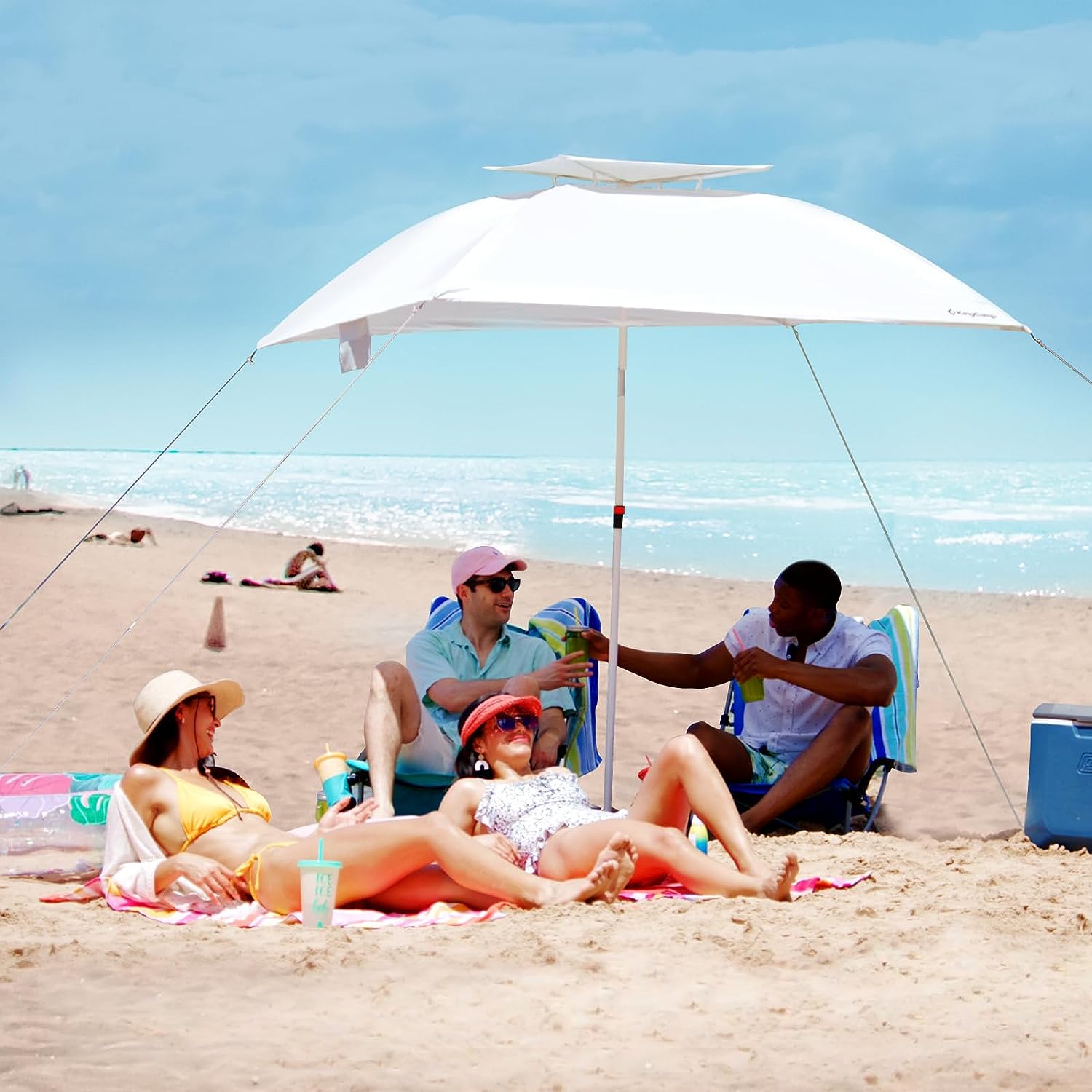 kingcamp-2-in-1-beach-umbrella-and-sunshade-canopy image 2