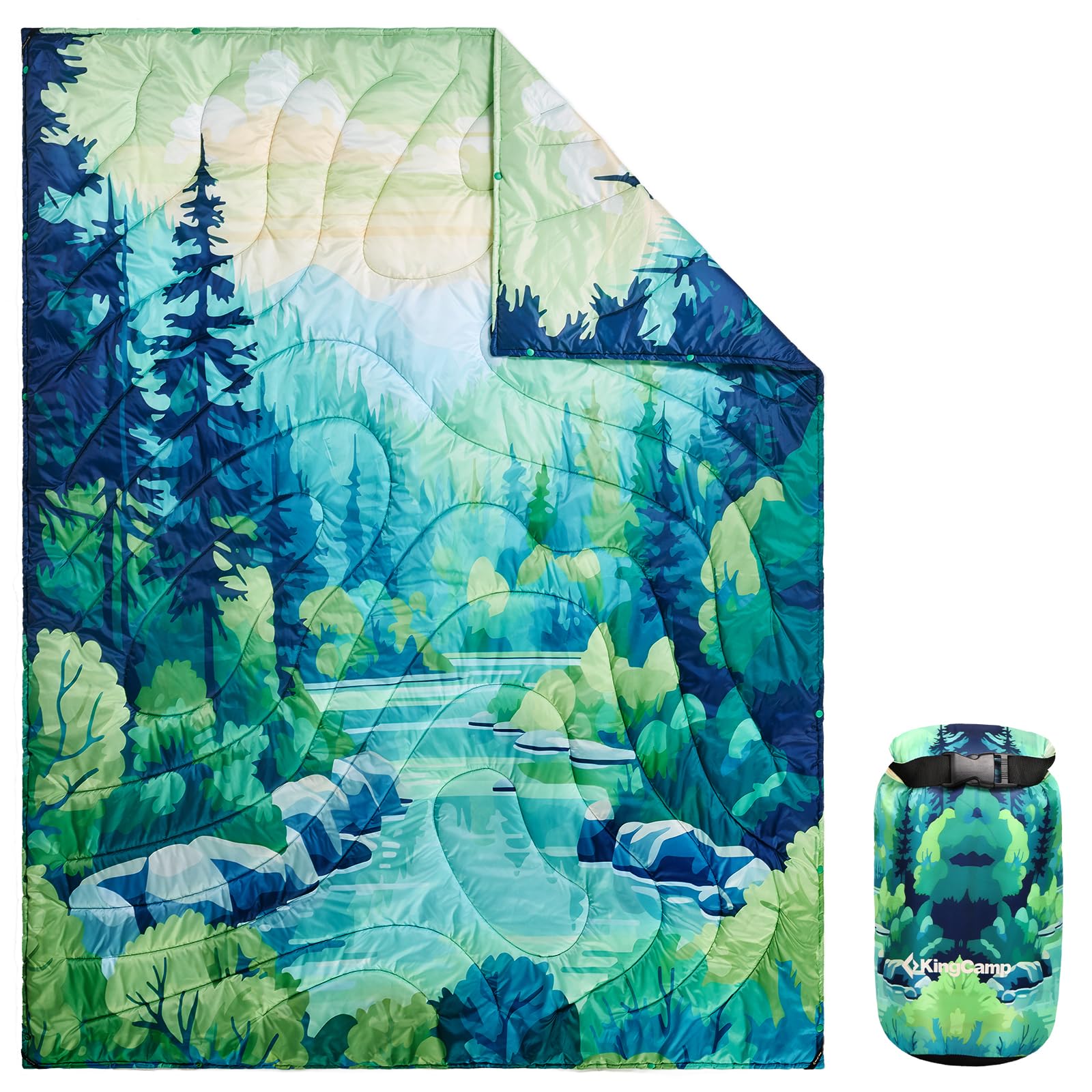 kingcamp-smart-150-travel-blanket-multipurpose-throw-emergency-sleeping-bag image 1