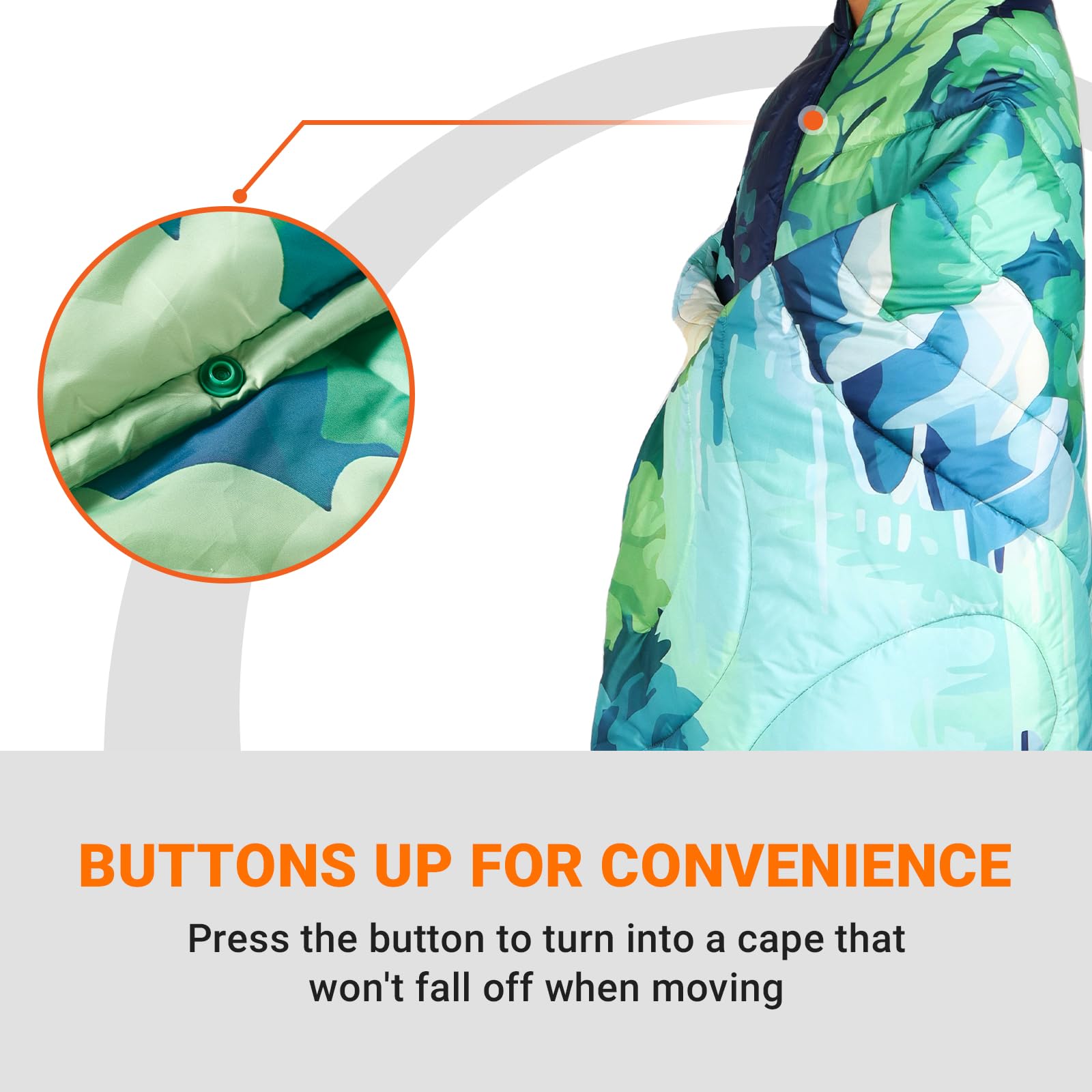 kingcamp-smart-150-travel-blanket-multipurpose-throw-emergency-sleeping-bag image 5