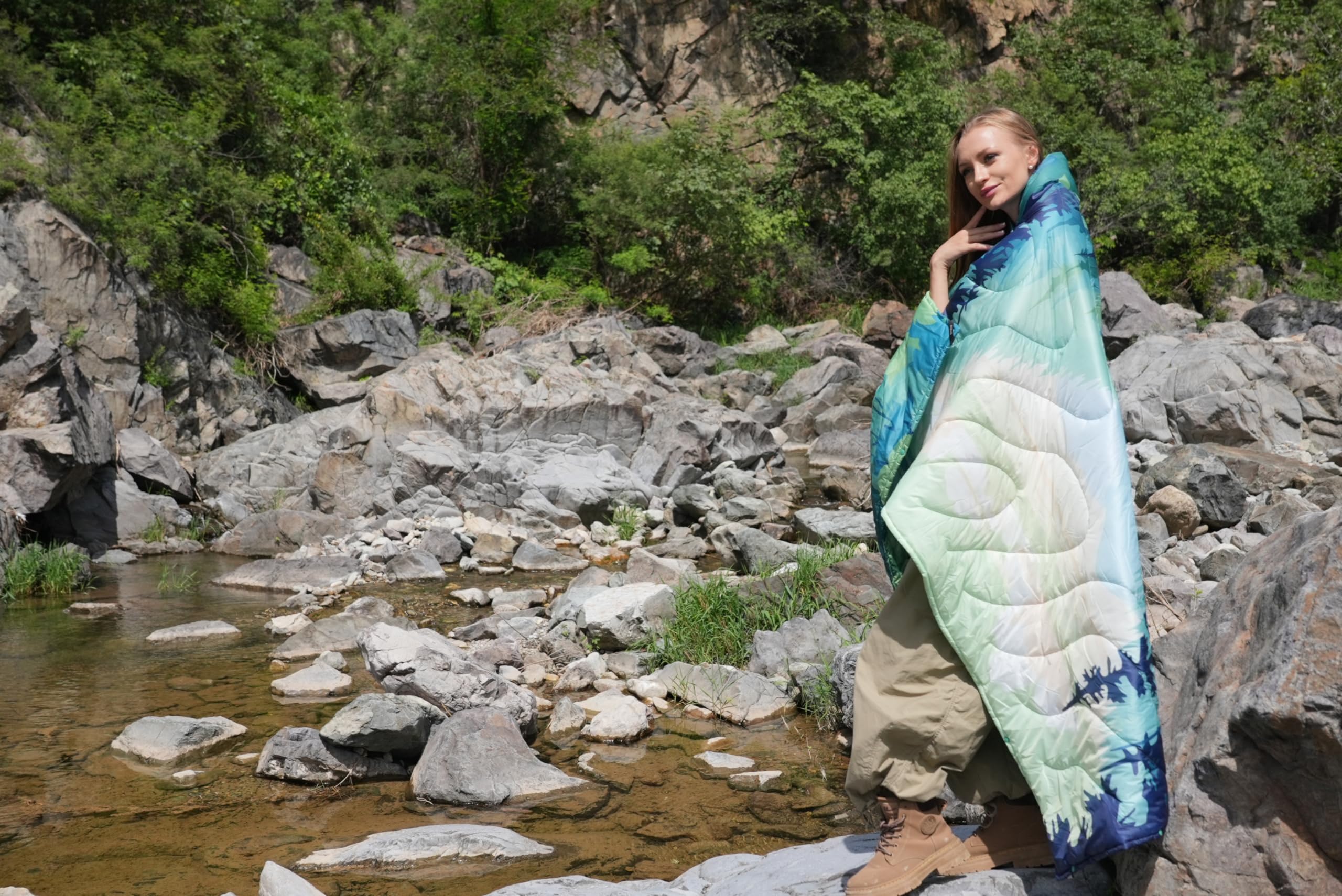 kingcamp-smart-150-travel-blanket-multipurpose-throw-emergency-sleeping-bag image 6