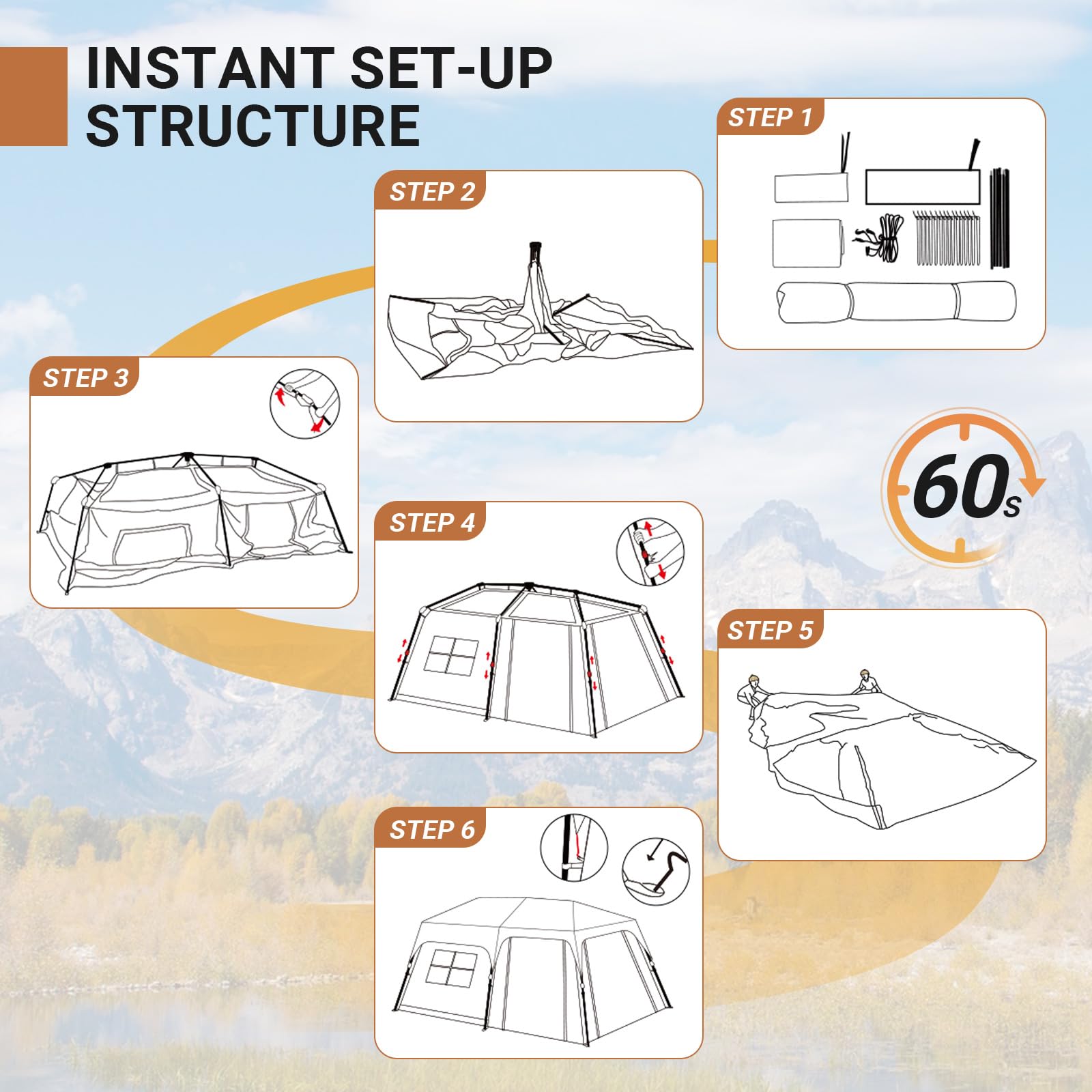 kingcamp-mountain-in-t2-quick-setup-cabin-tent-for-3-4-people image 7