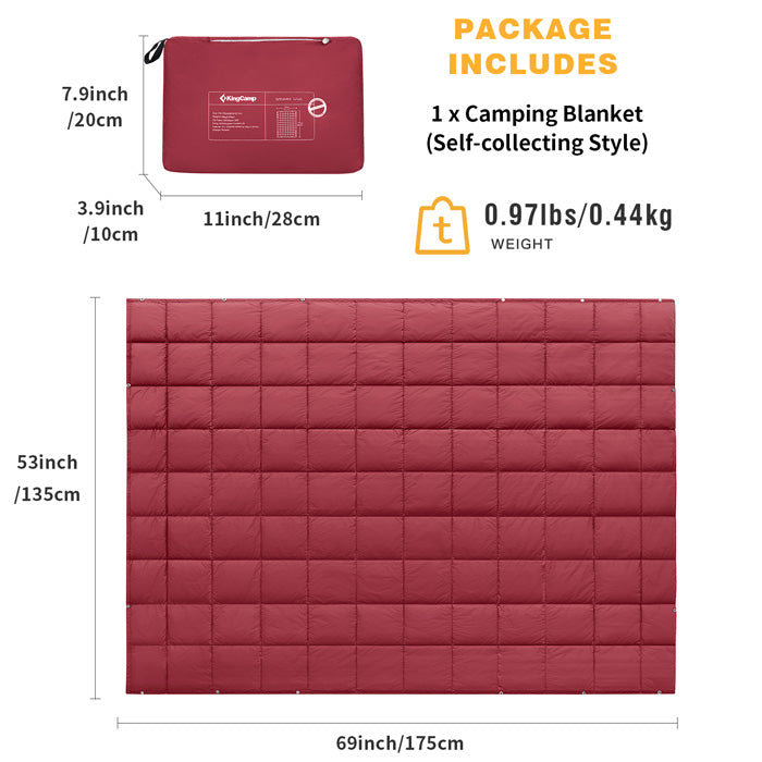 kingcamp-1-2-person-lightweight-multi-purpose-blanket image 2