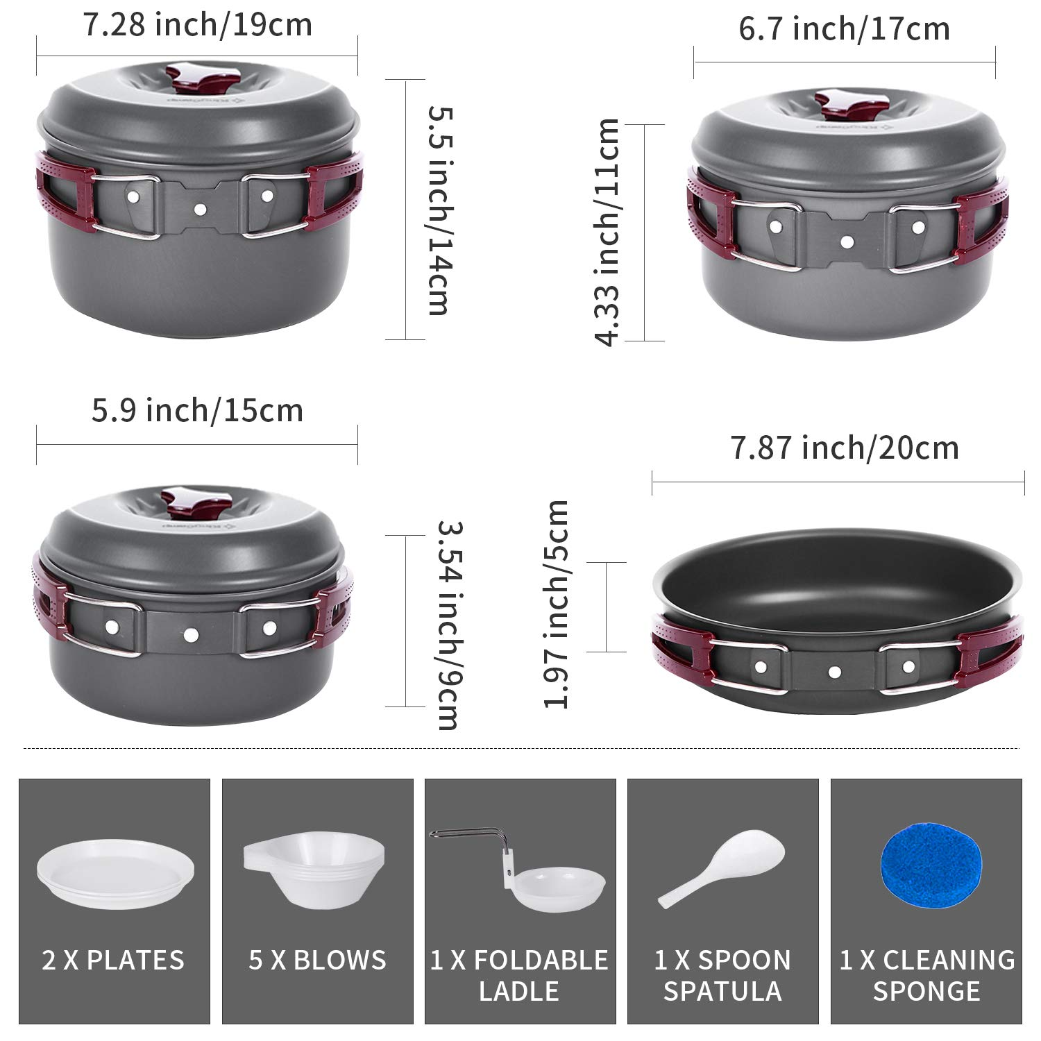 kingcamp-18-piece-camping-cookware-camp-cooking-set image 2