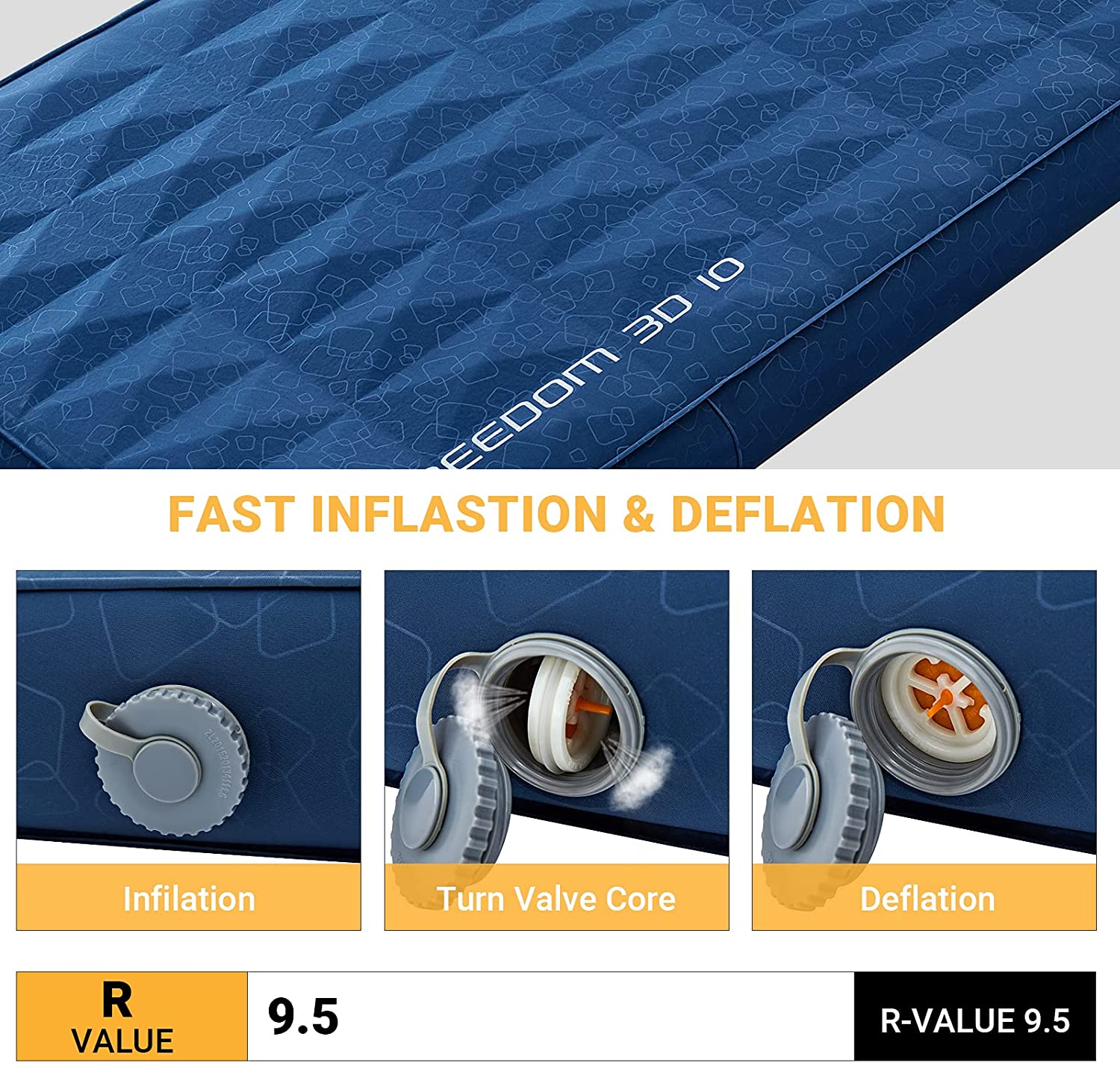 kingcamp-4-inch-thick-self-inflating-camping-pad-insulated-3d-sides-sleeping-mat image 7