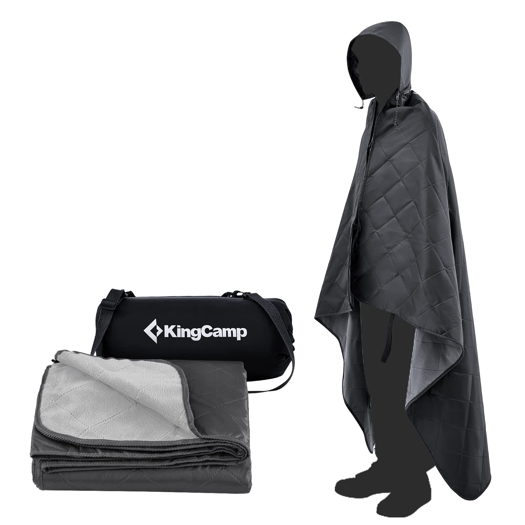 kingcamp-3-in-1-outdoor-hooded-blanket-waterproof-sandproof-wearable image 3