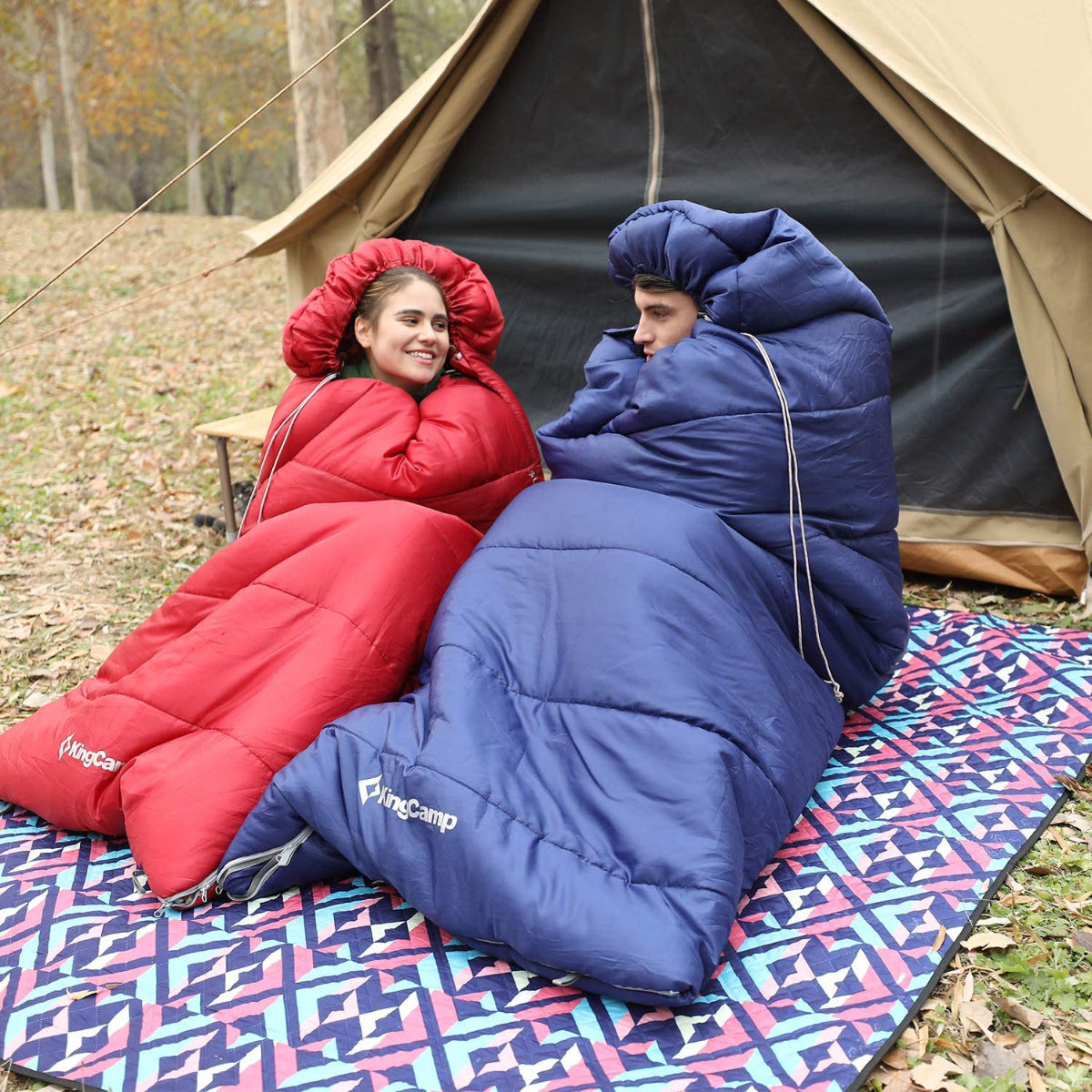 kingcamp-0-degree-3-season-synthetic-sleeping-bag-20-f-comfort-rating image 4
