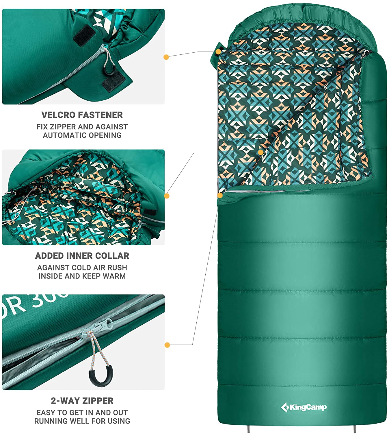 kingcamp-3-season-camping-sleeping-bag image 4