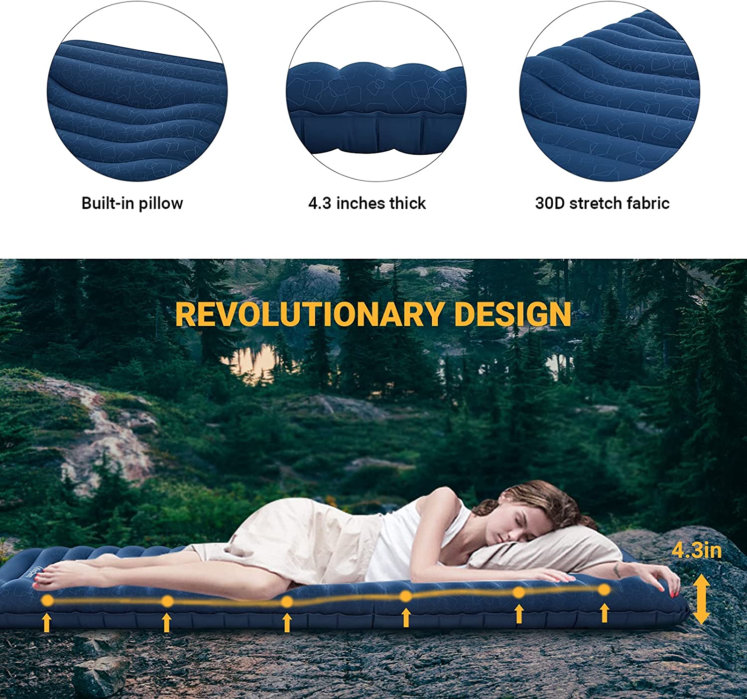kingcamp-5-5-inch-thick-air-sleeping-pad-with-pillow-insulated-camping-mat image 4