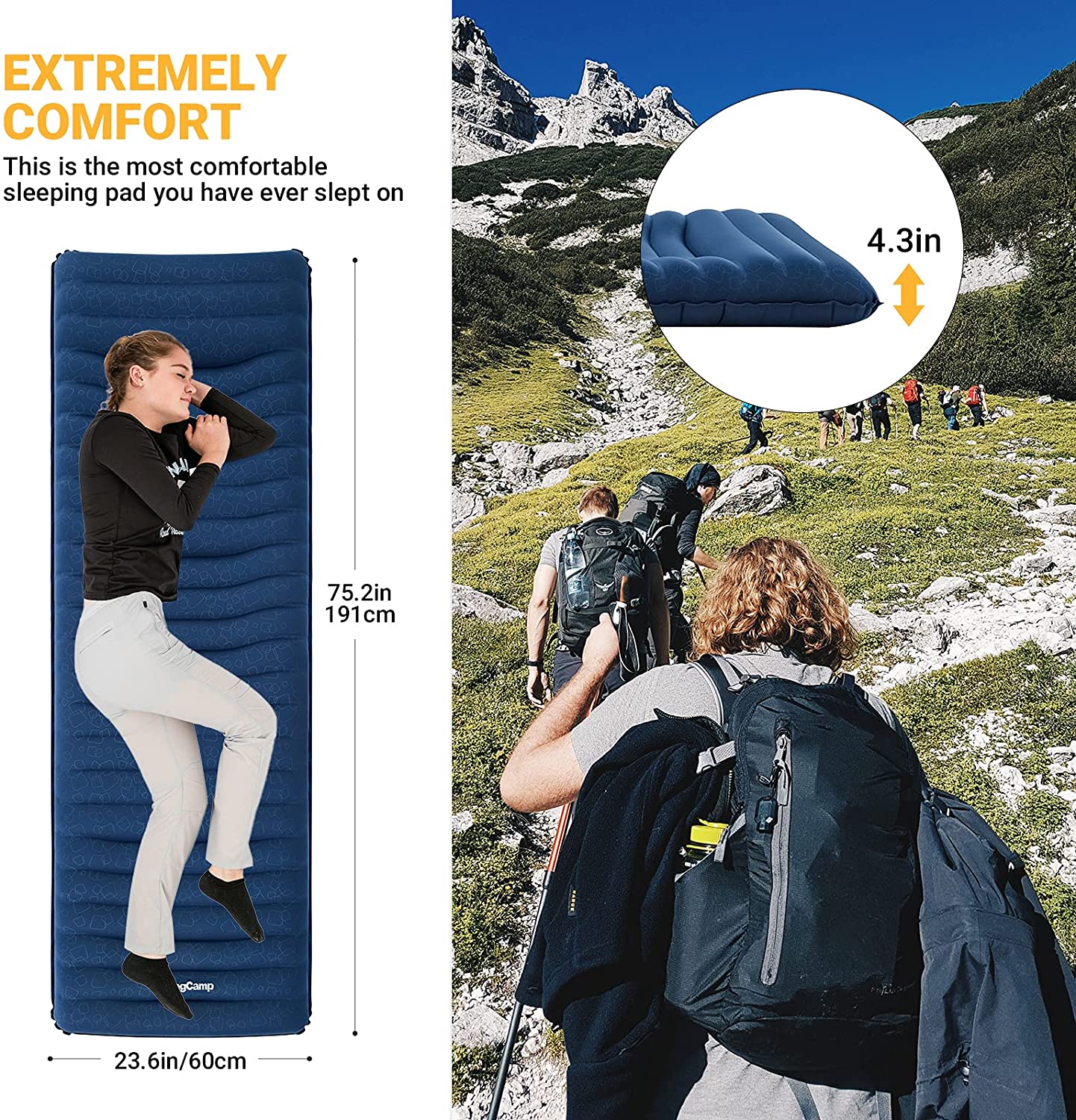 kingcamp-5-5-inch-thick-air-sleeping-pad-with-pillow-insulated-camping-mat image 5