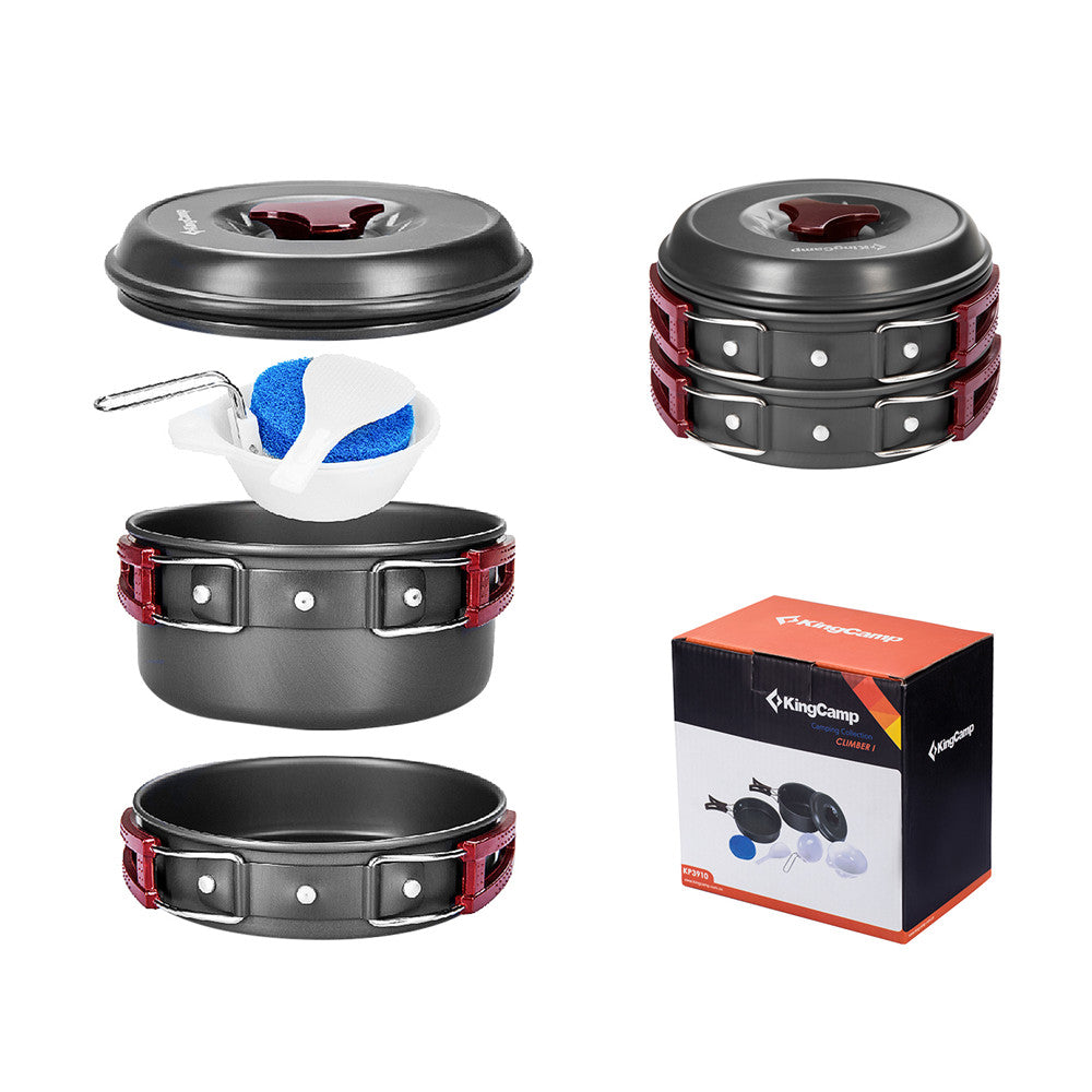kingcamp-7-piece-camping-cookware-set-with-non-stick-frying-pan image 2