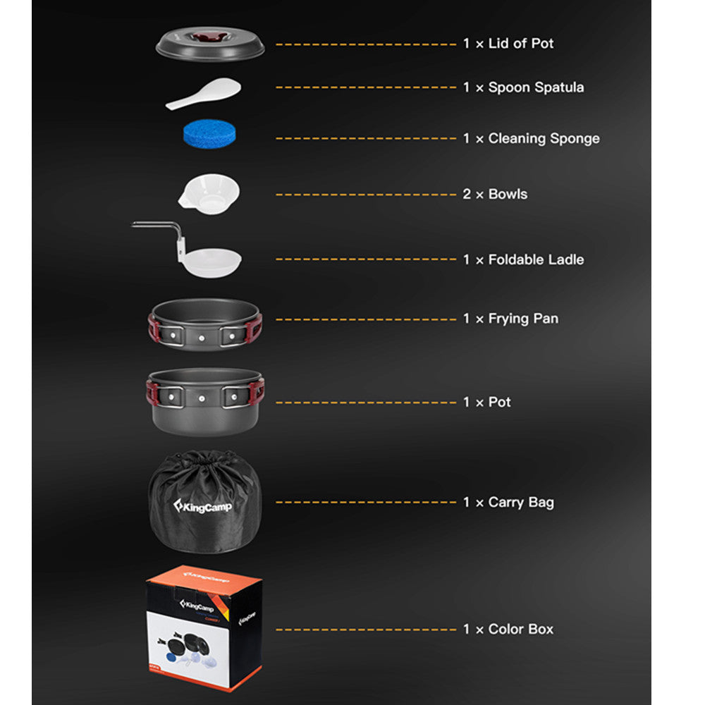 kingcamp-7-piece-camping-cookware-set-with-non-stick-frying-pan image 7