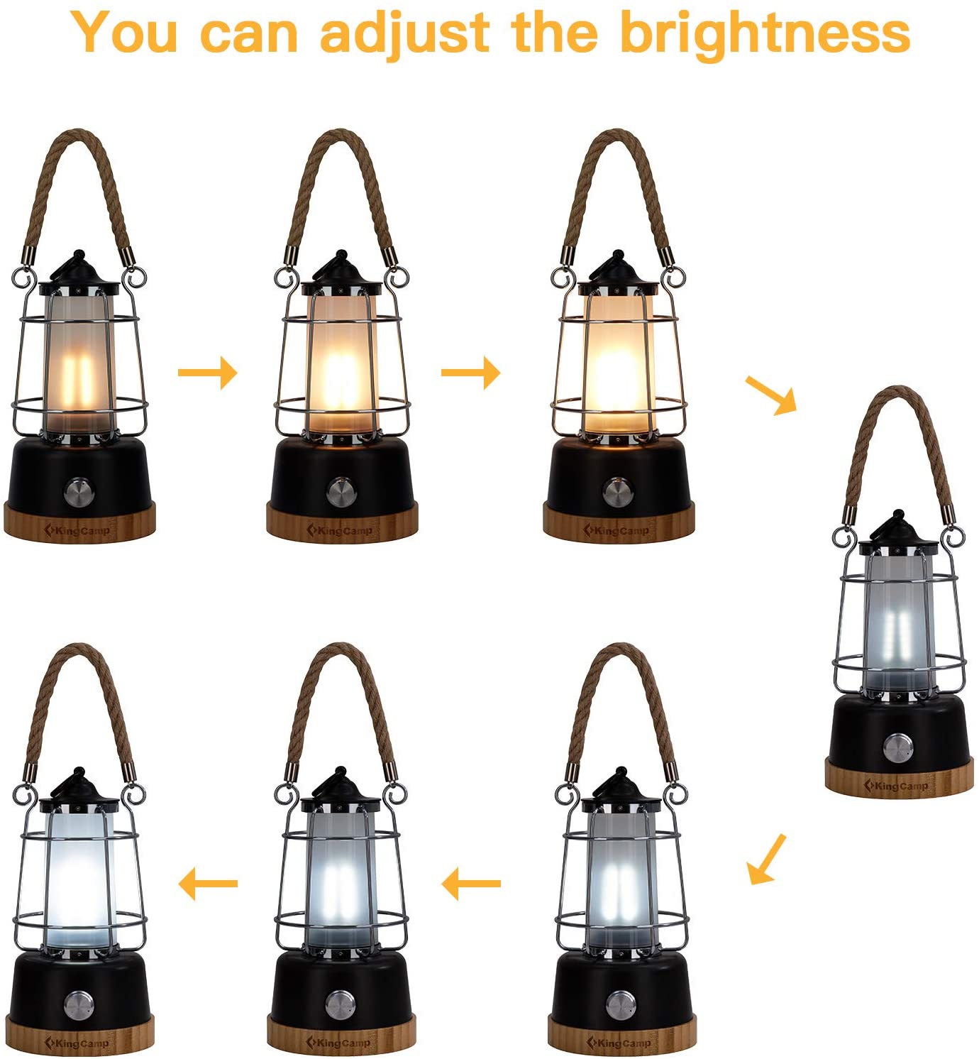 kingcamp-adjustable-brightness-rechargeable-lantern image 4