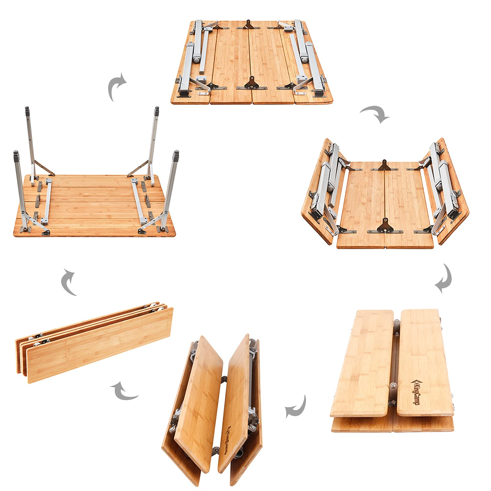 kingcamp-4-folds-portable-bamboo-table-25x19 image 6