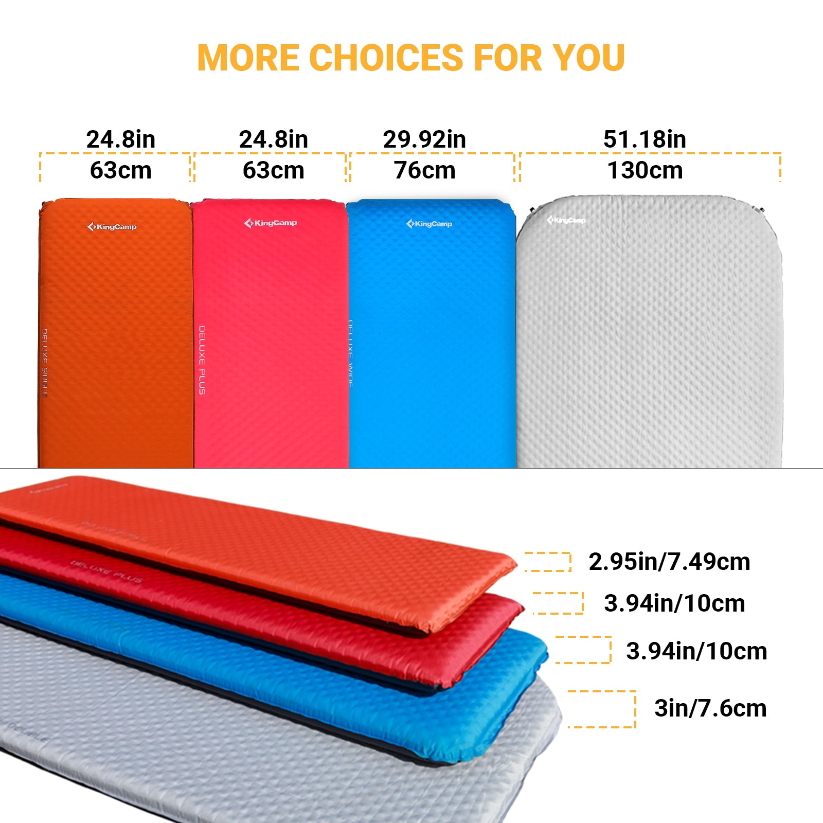 kingcamp-double-self-inflating-sleeping-pad image 8