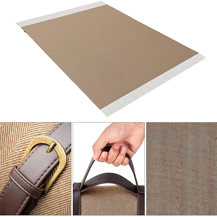 kingcamp-faux-wool-washable-picnic-blanket image 3