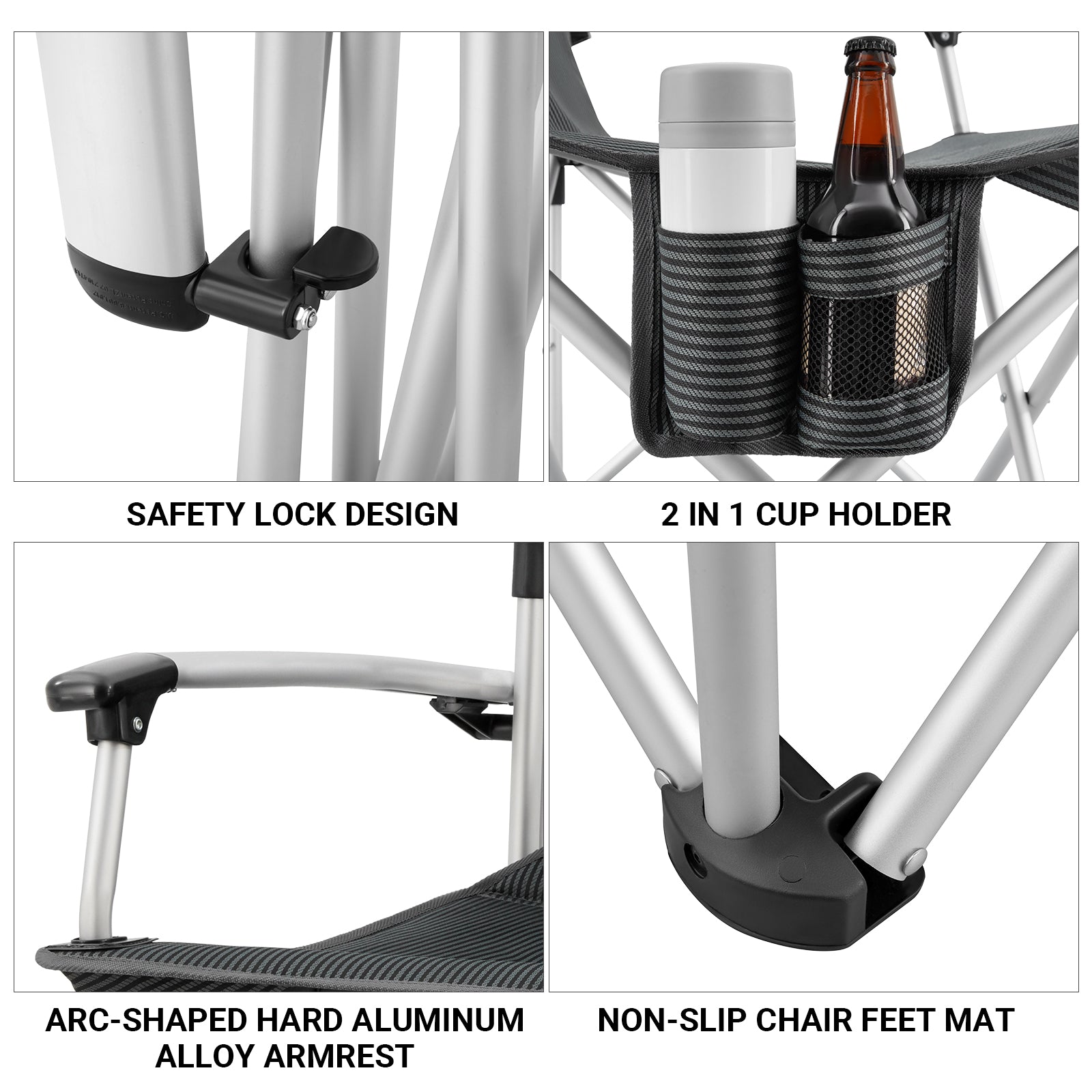 kingcamp-timeless-aluminum-tube-hard-arm-camping-chair-with-lifetime-warranty image 4