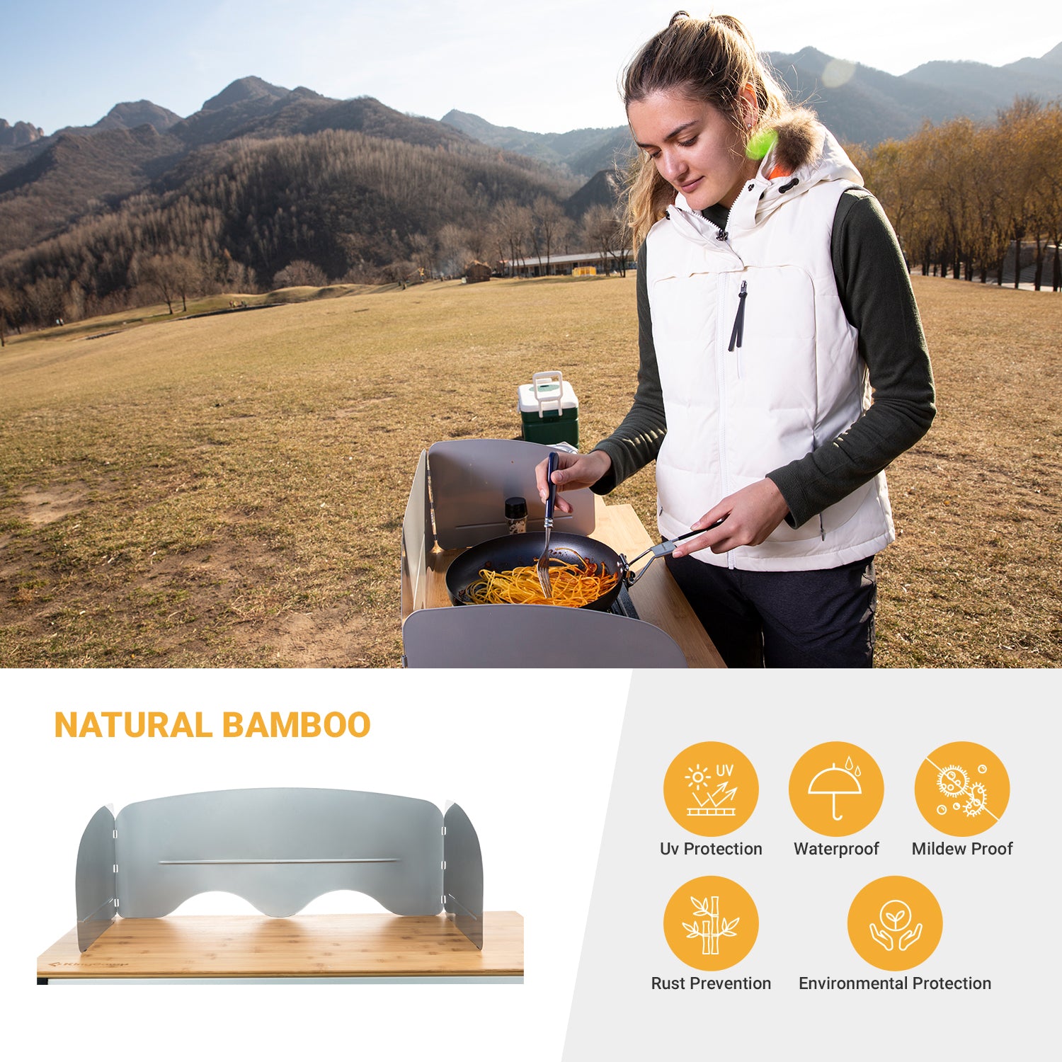 kingcamp-folding-portable-bamboo-cooking-table image 8