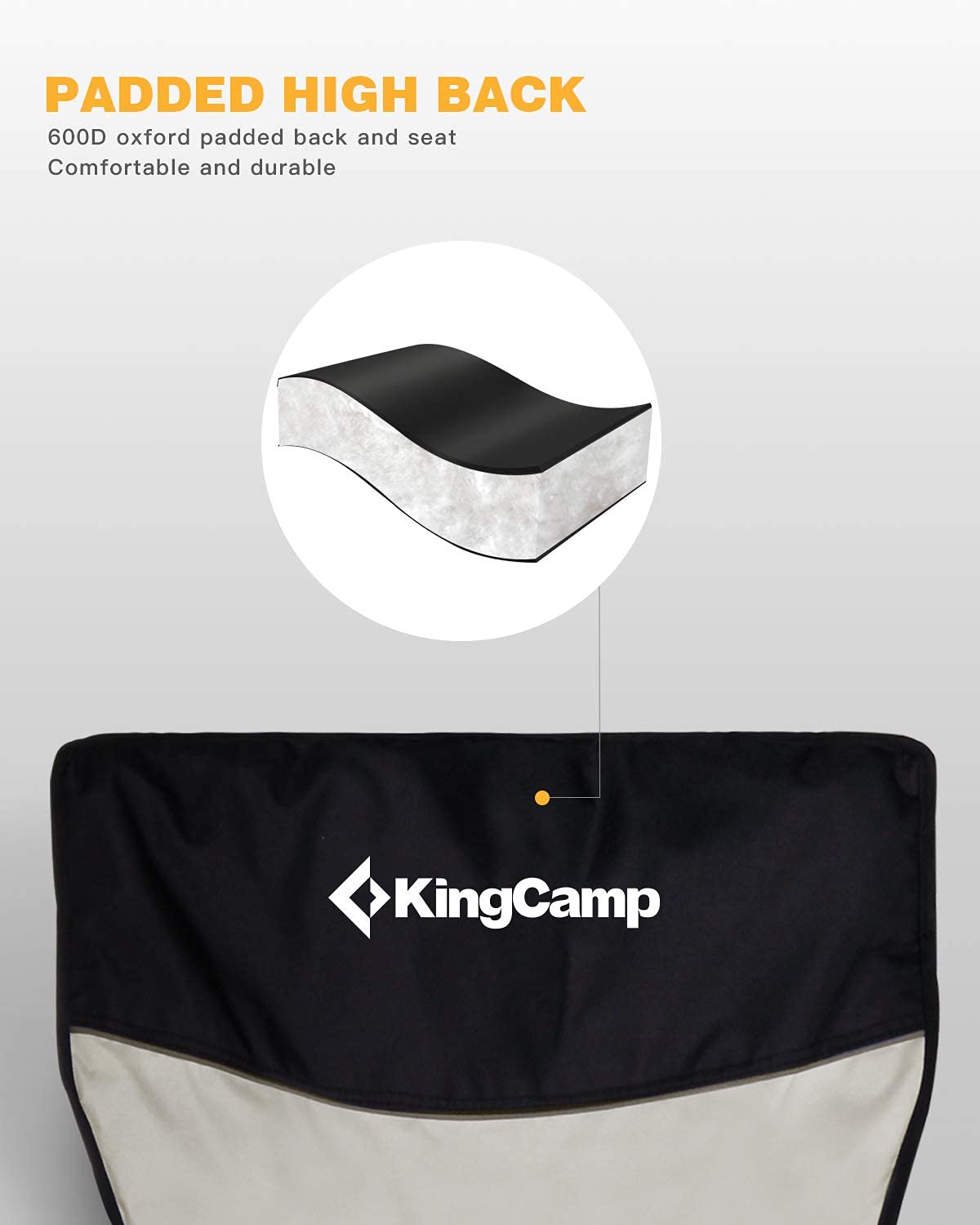 kingcamp-folding-padded-camping-chair-with-high-back-and-cup-holder image 6