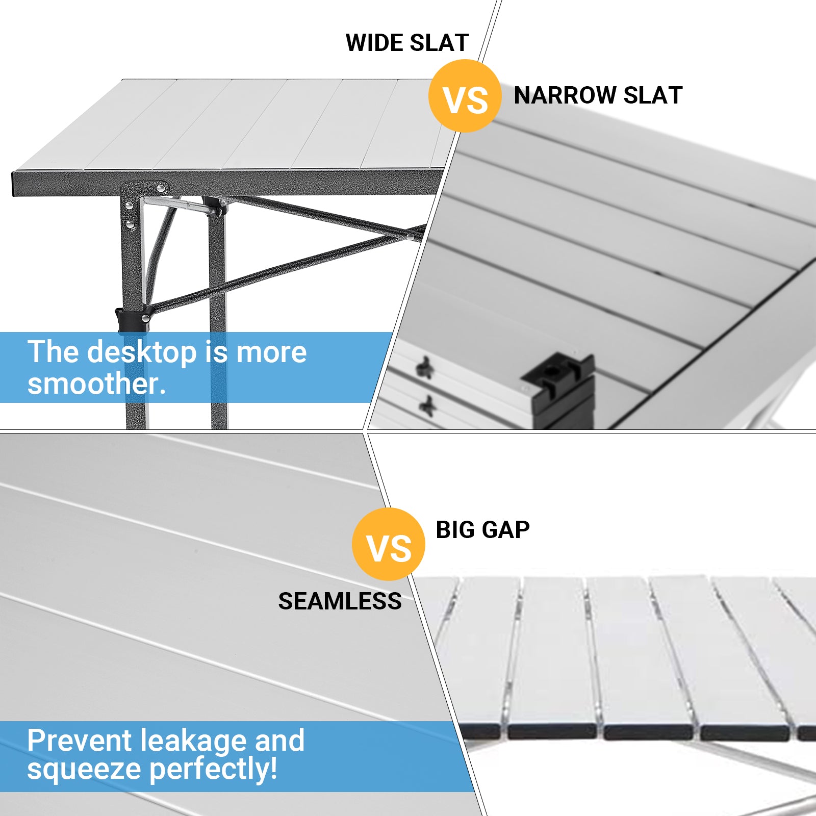 kingcamp-granite-aluminum-folding-table-for-4-6-person-53x27 image 6