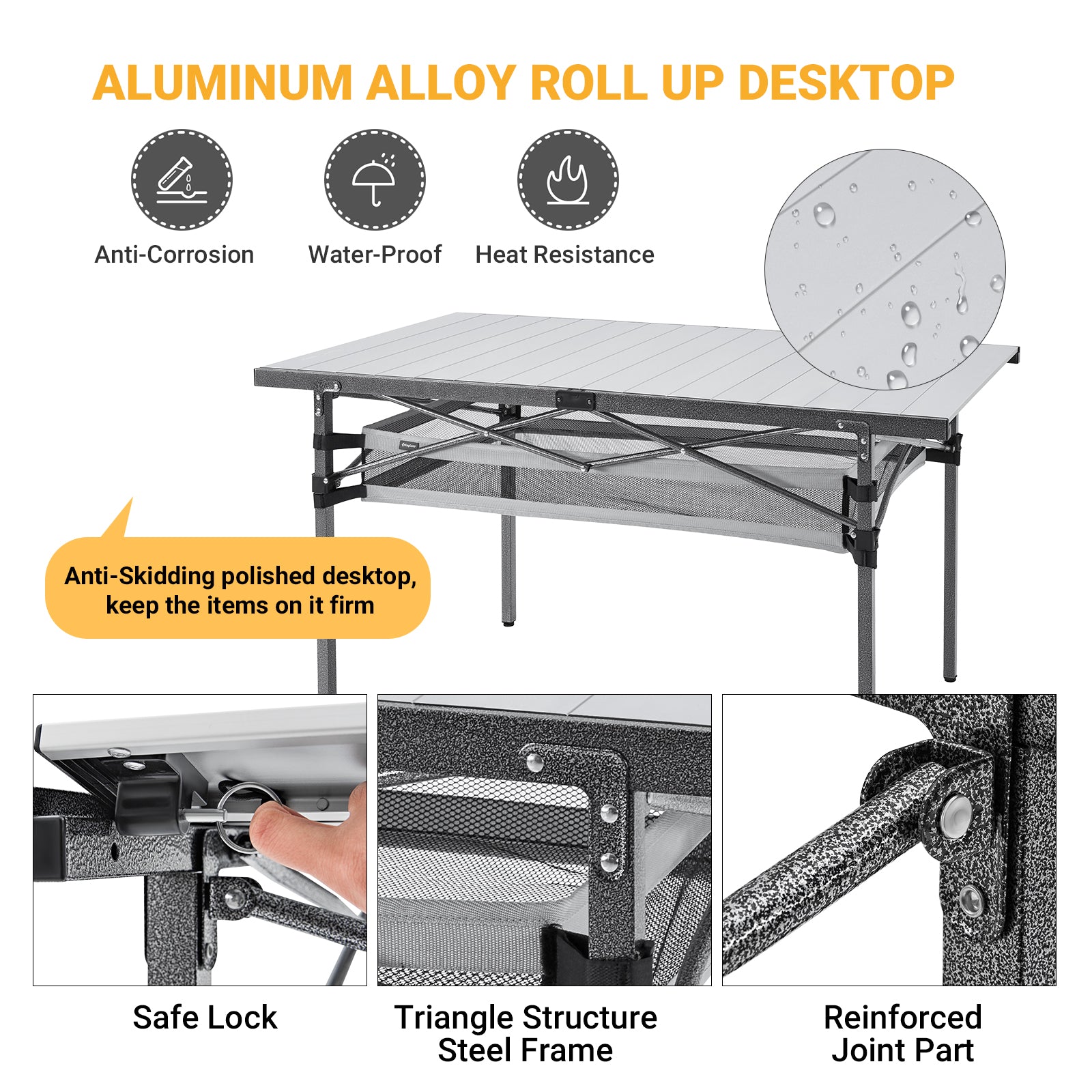 kingcamp-aluminum-roll-up-table-with-storage-layer-53x27 image 5