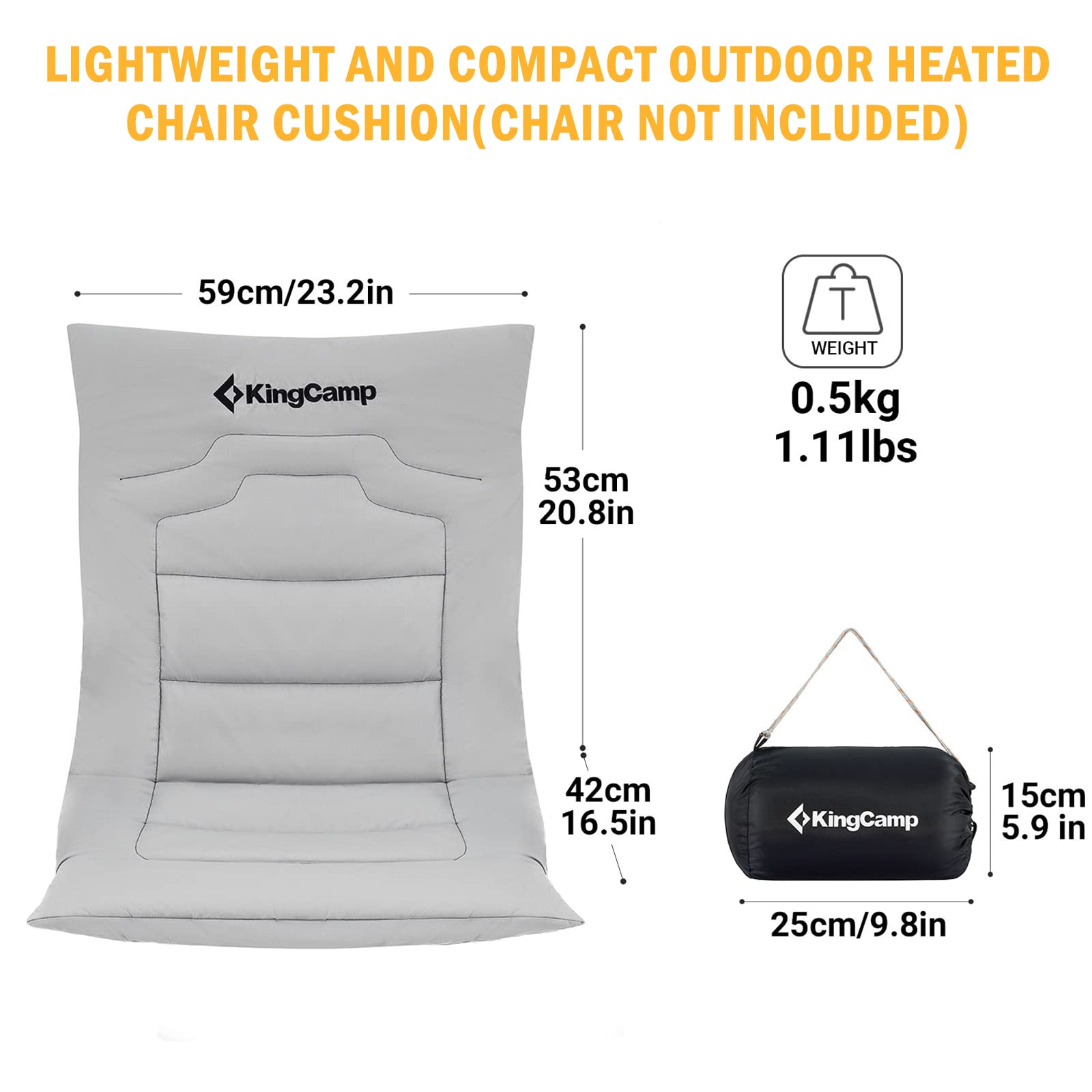 kingcamp-heated-chair-cushion-with-strap-carry-bag image 2