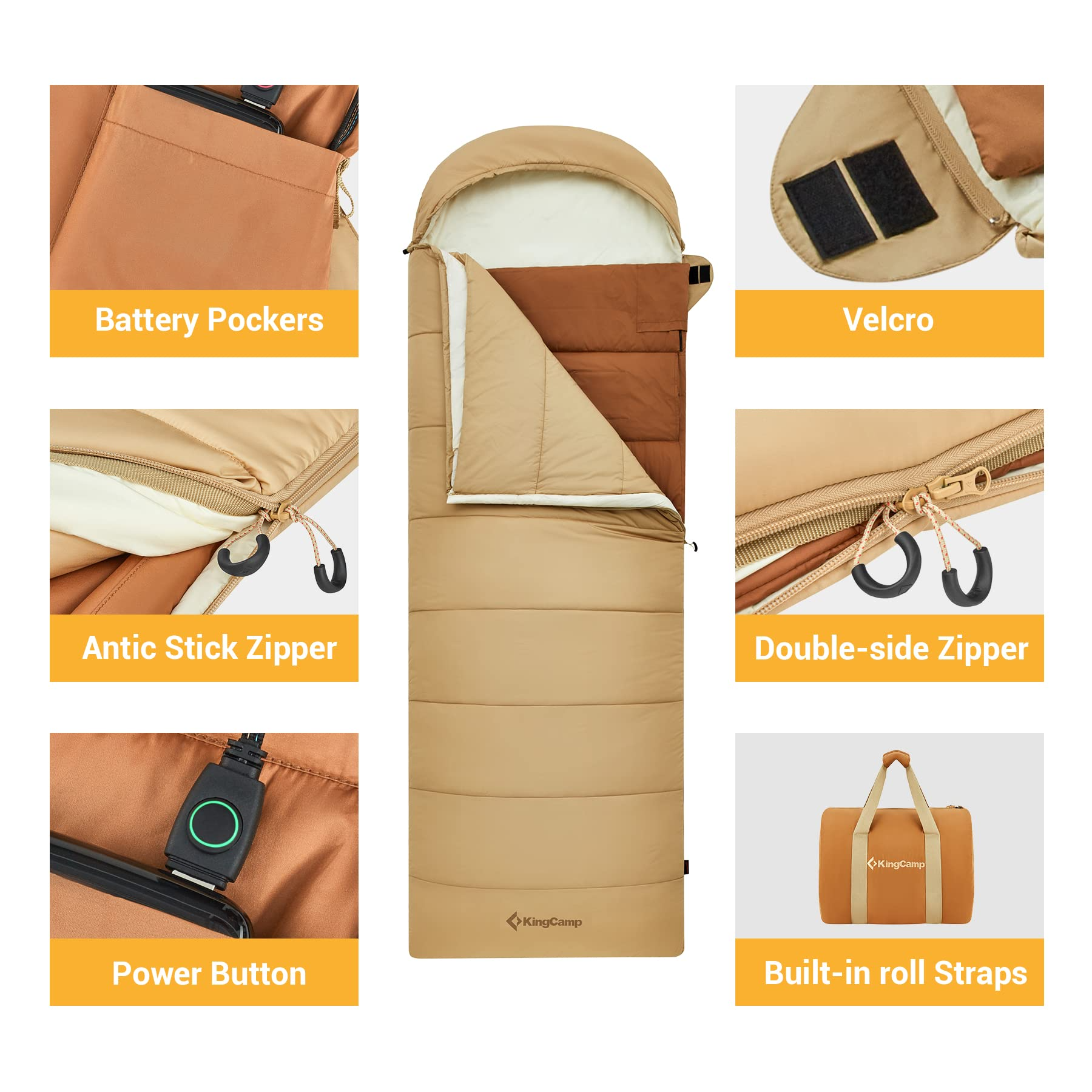 kingcamp-heated-sleeping-bag-with-3-temperature-settings image 6