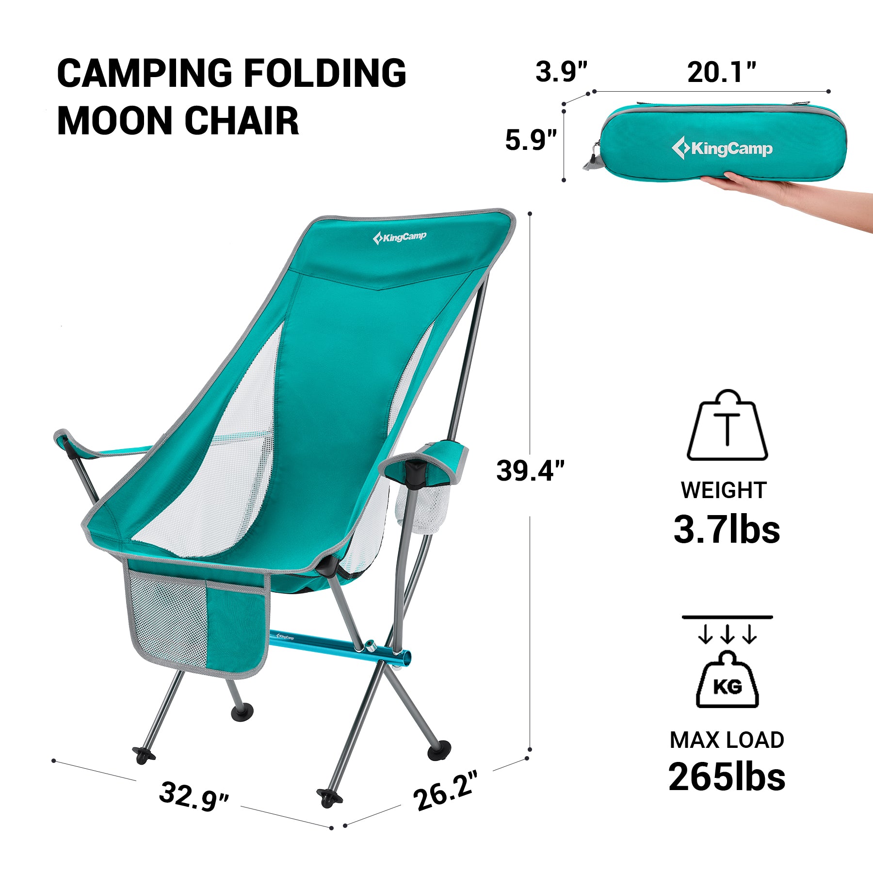 kingcamp-lightweight-highback-camping-chairs-ultralight-7075-aluminum-folding-se image 6