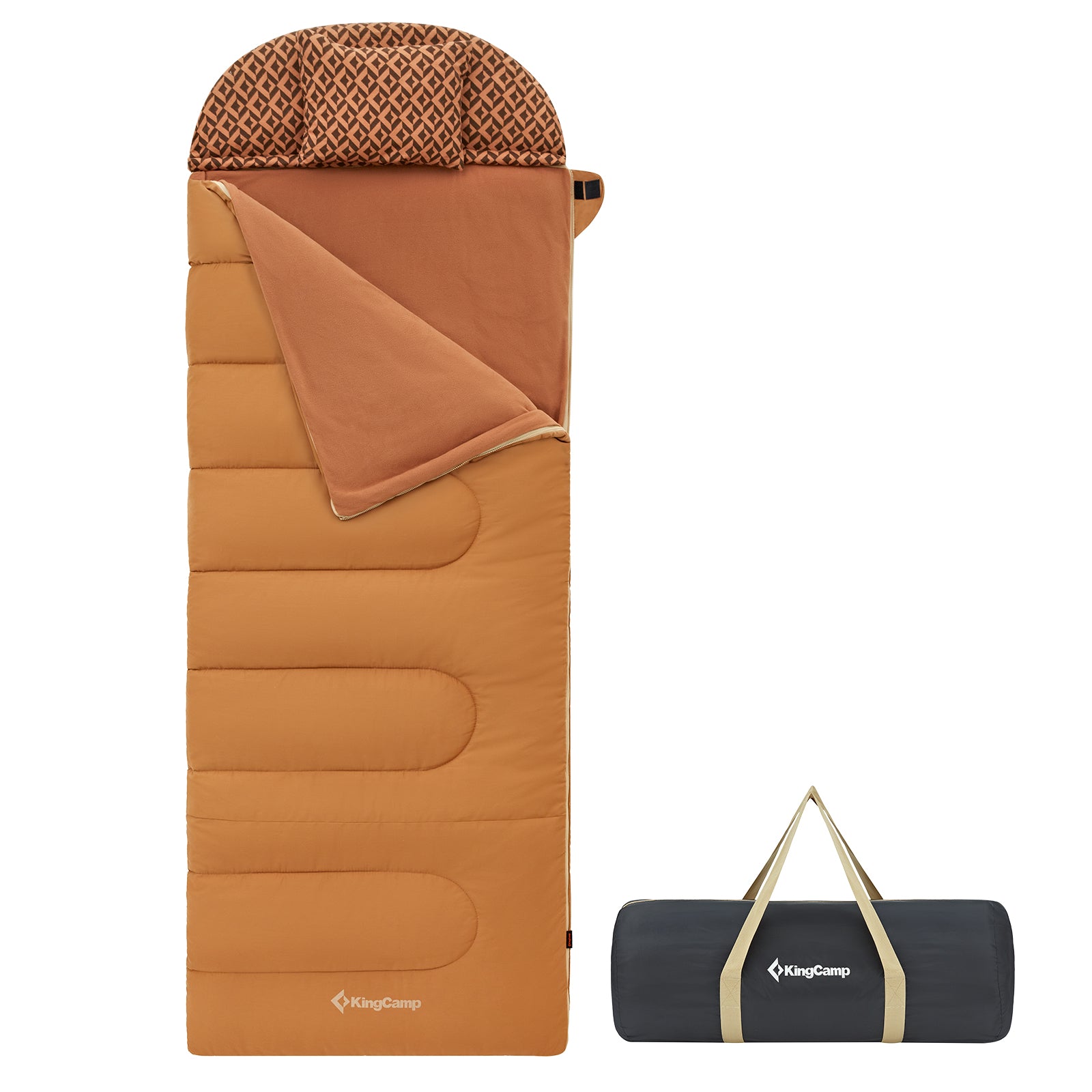 kingcamp-3-in-1-sleeping-bag-with-removable-fleece-liner image 1
