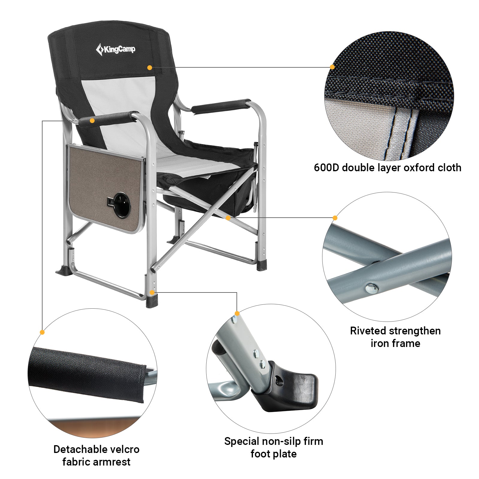 kingcamp-oversized-padded-folding-director-chair image 4