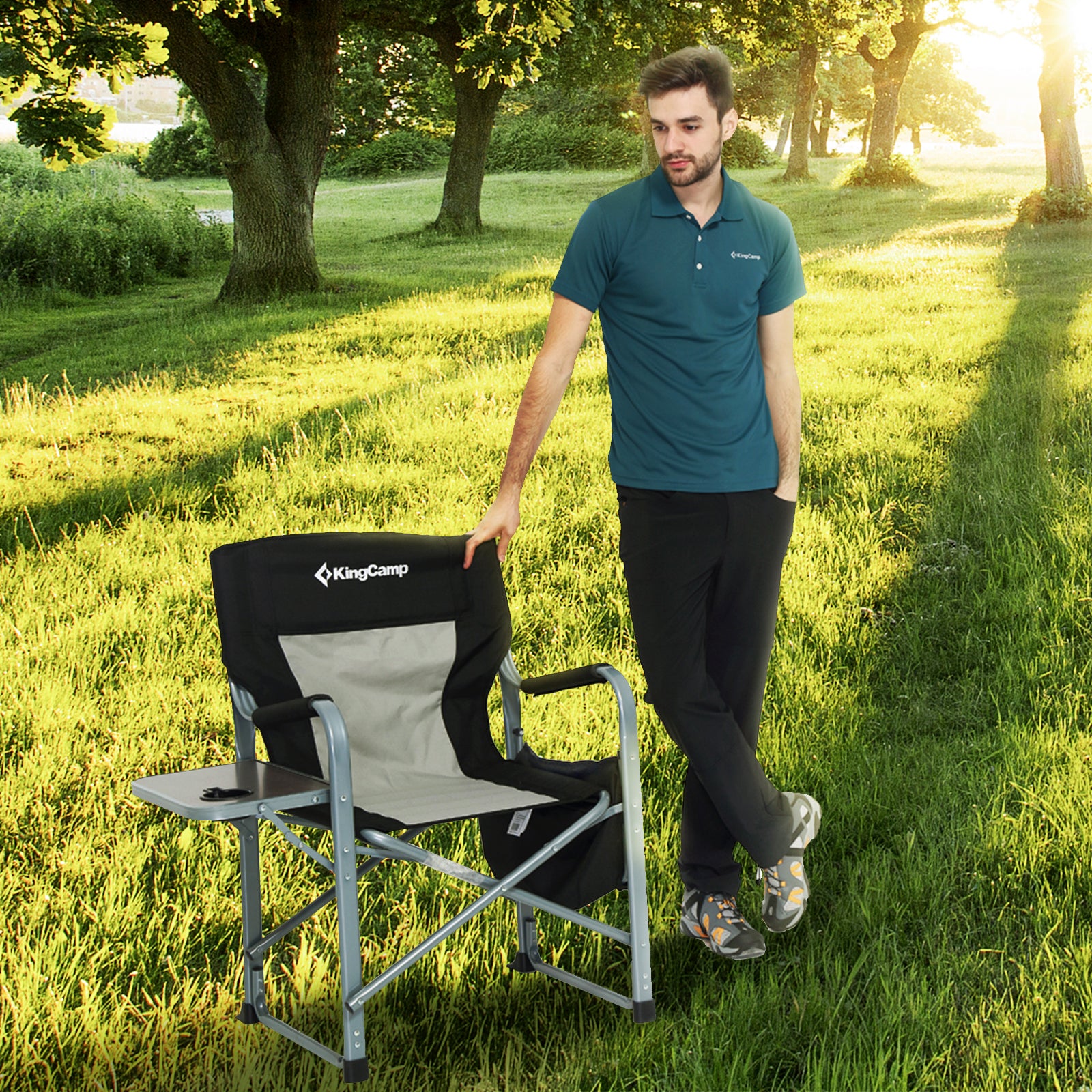 kingcamp-oversized-padded-folding-director-chair image 7