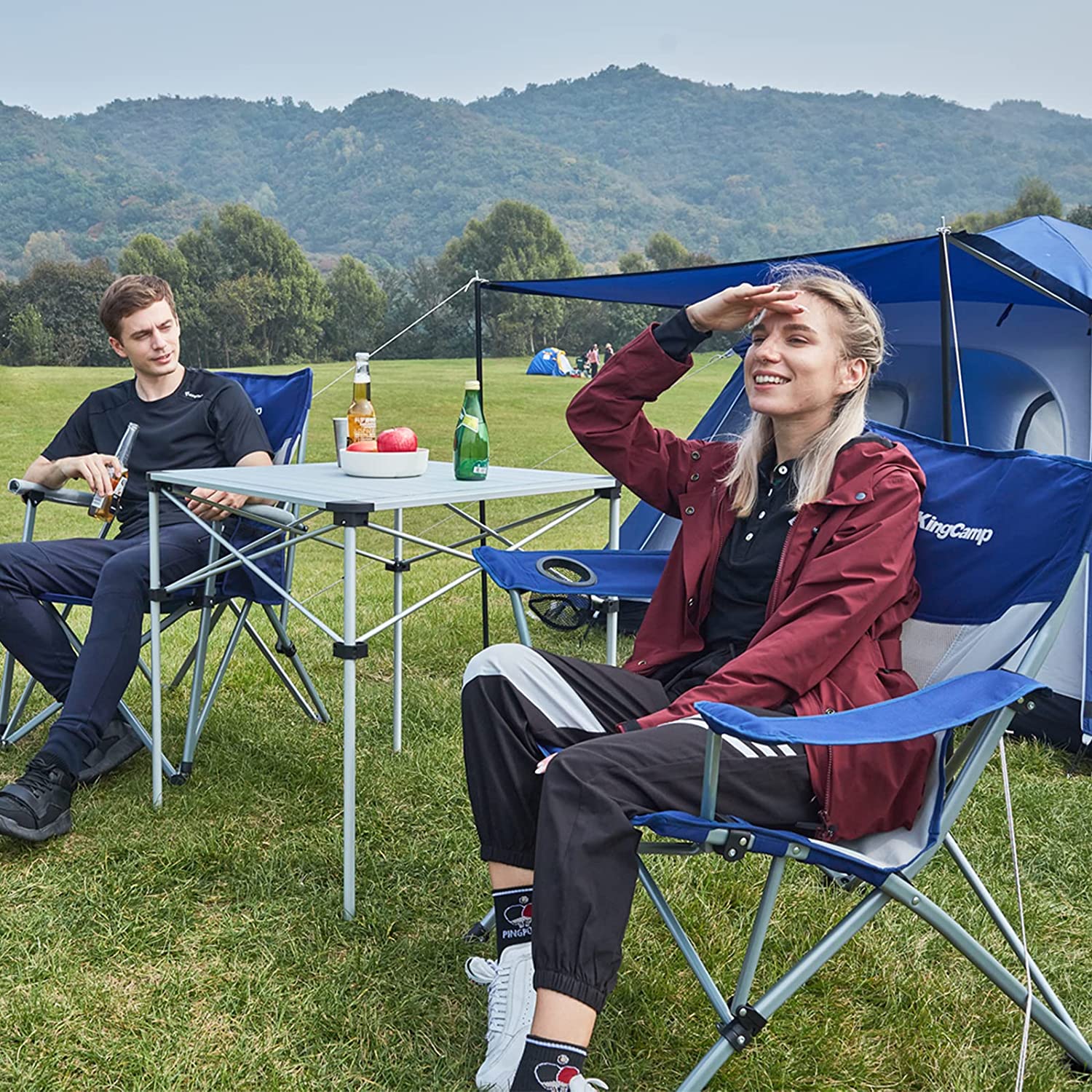 kingcamp-mesh-oversized-camping-chair-with-cup-holder image 7