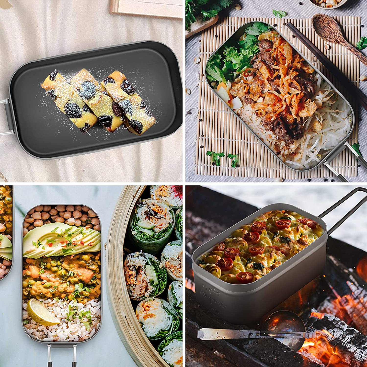 kingcamp-mess-kit-aluminum-camping-cookware-portable-bento-box image 5