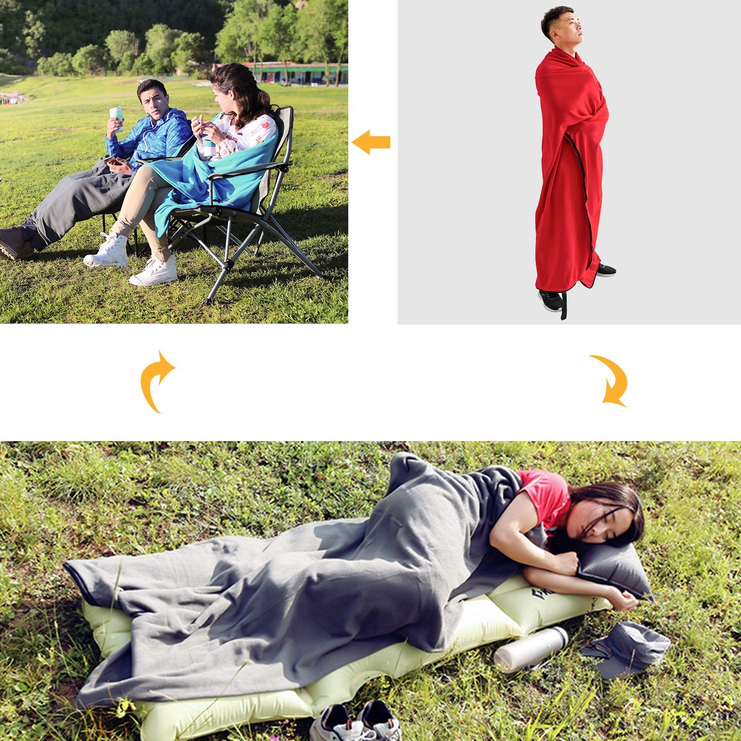 kingcamp-multi-purpose-fleece-sleeping-bag-liner-blanket image 5