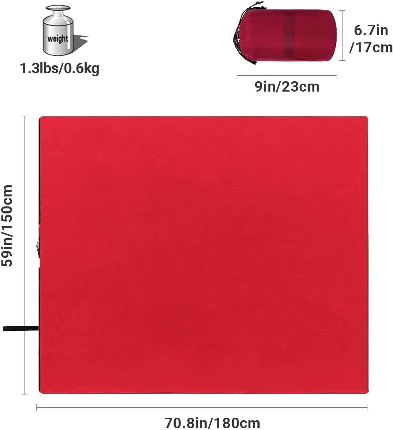 kingcamp-multi-purpose-fleece-sleeping-bag-liner-blanket image 6