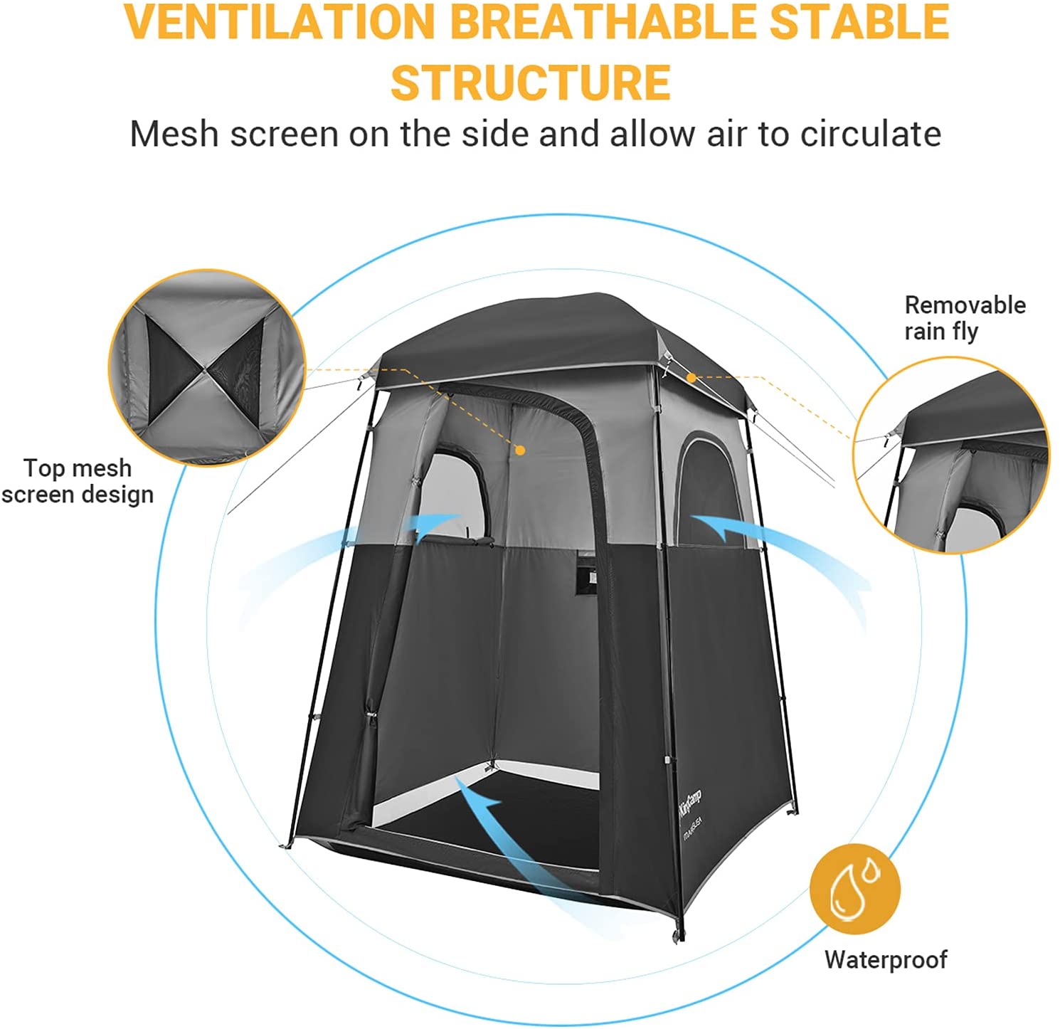 kingcamp-outdoor-privacy-shower-tent-dressing-room-portable-toilet-shelter image 4