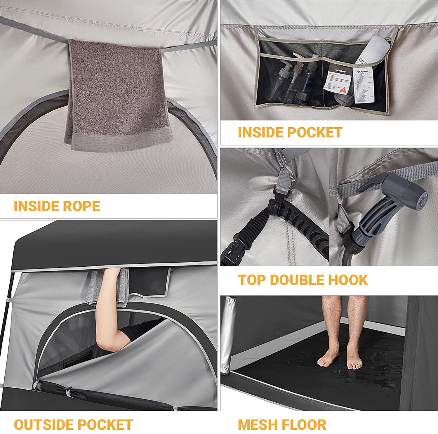 kingcamp-outdoor-privacy-shower-tent-dressing-room-portable-toilet-shelter image 5