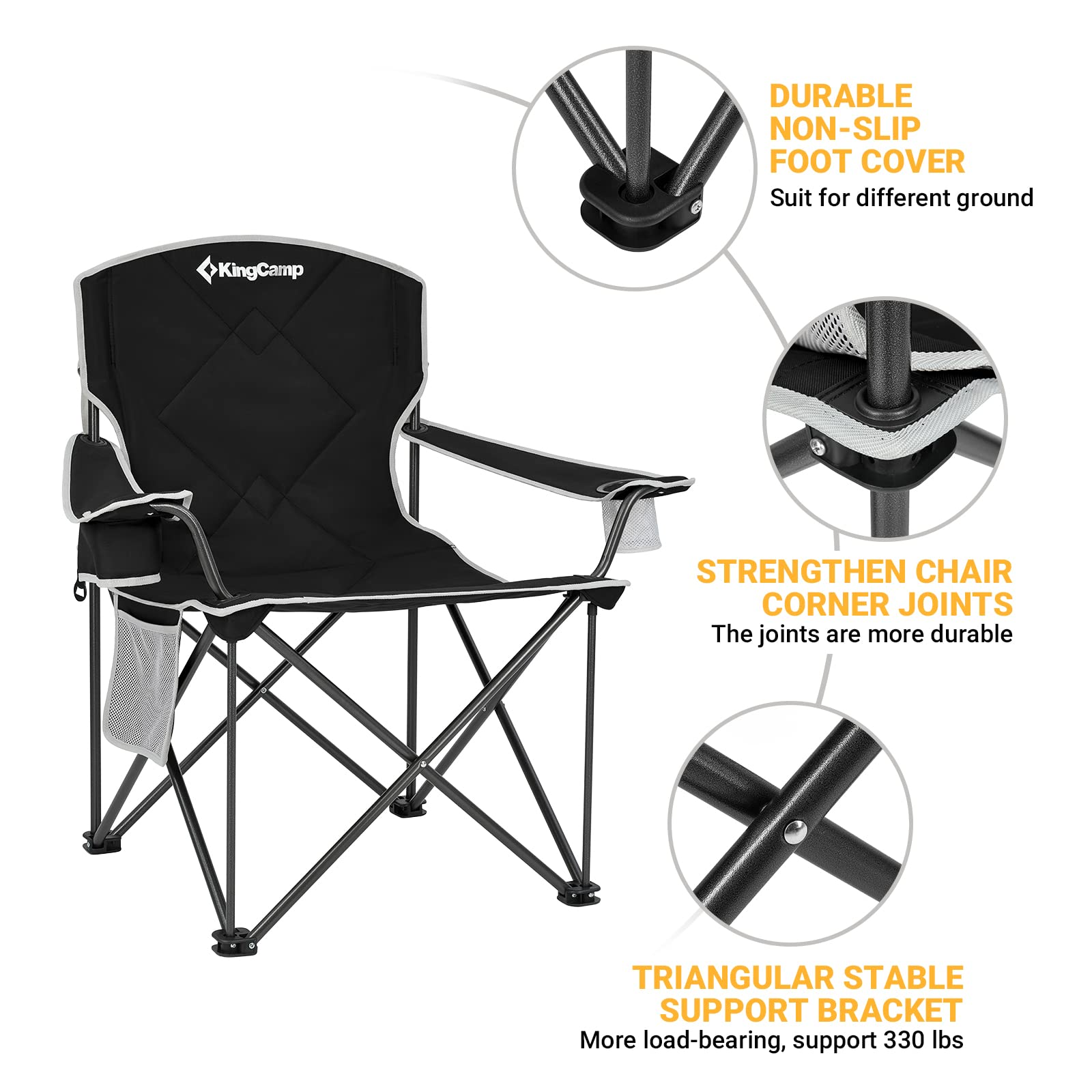 kingcamp-extra-large-oversized-folding-camping-chair image 8
