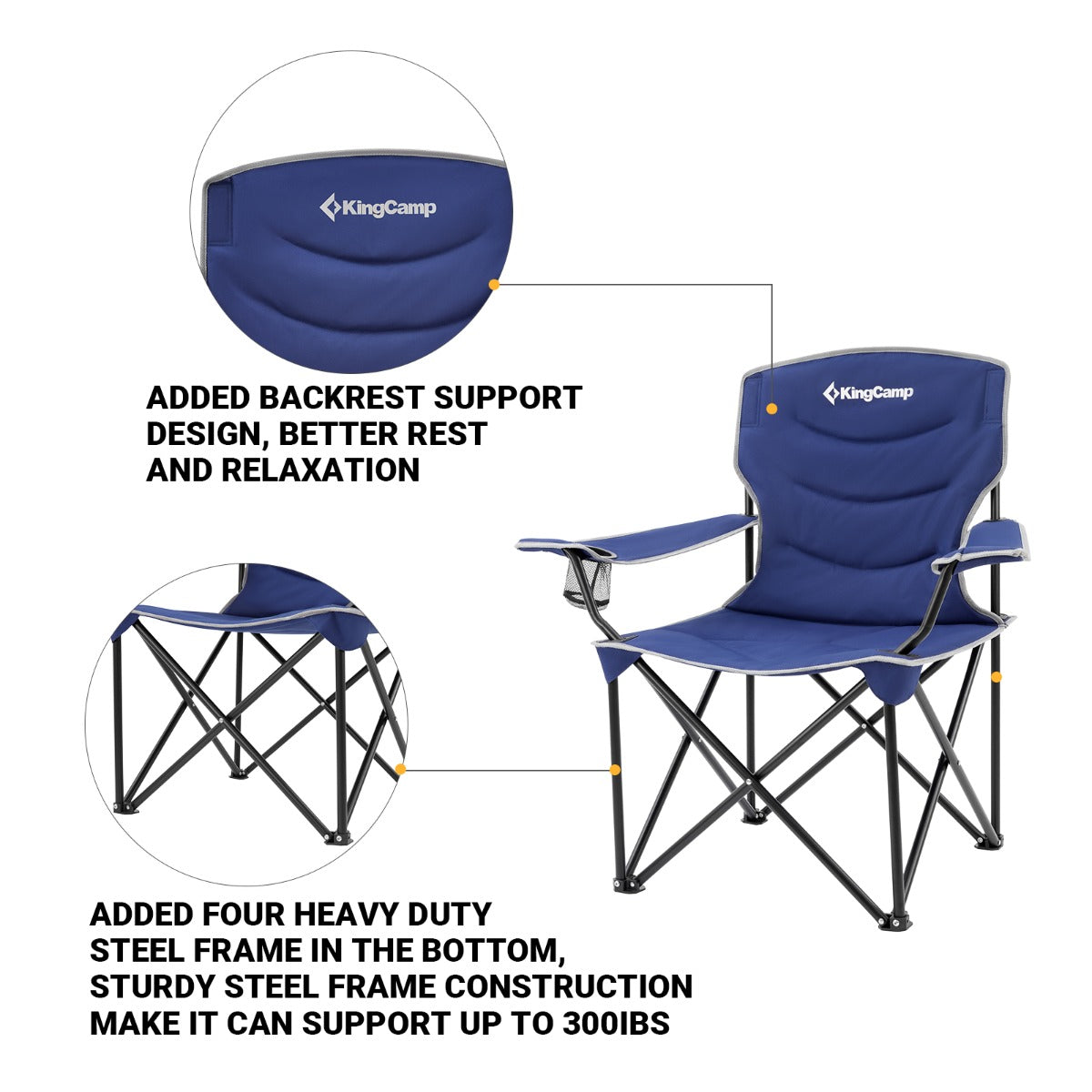 kingcamp-oversized-portable-lawn-chair image 5